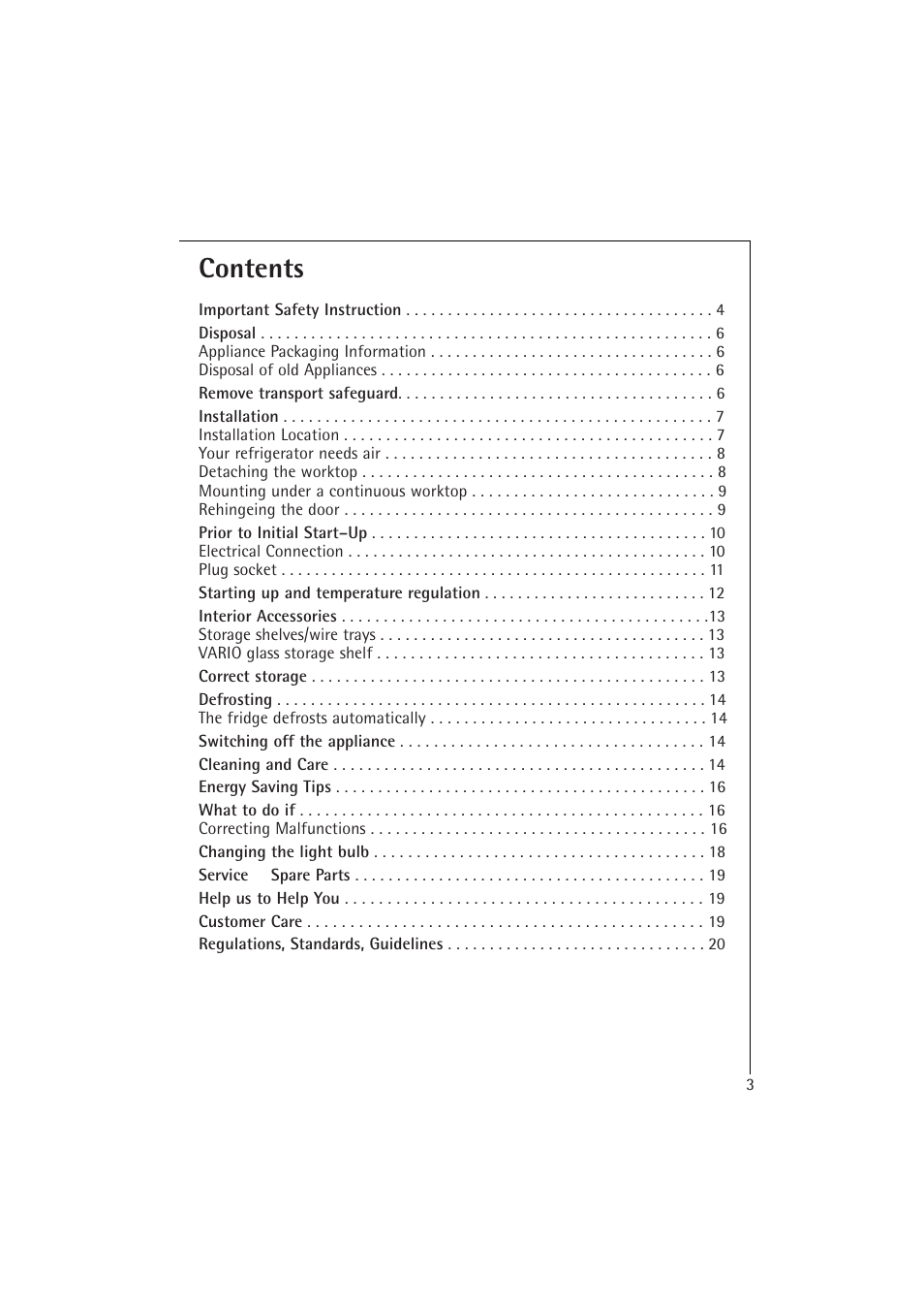 Electrolux 1673-4 TK User Manual | Page 3 / 21