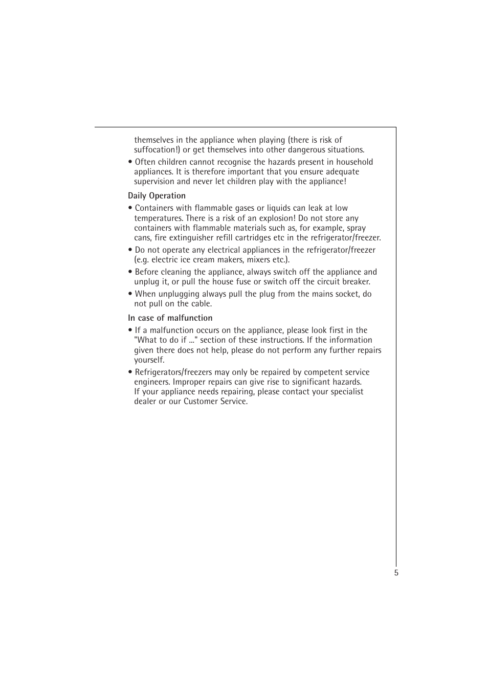 Electrolux 1673-4 TK User Manual | Page 5 / 21