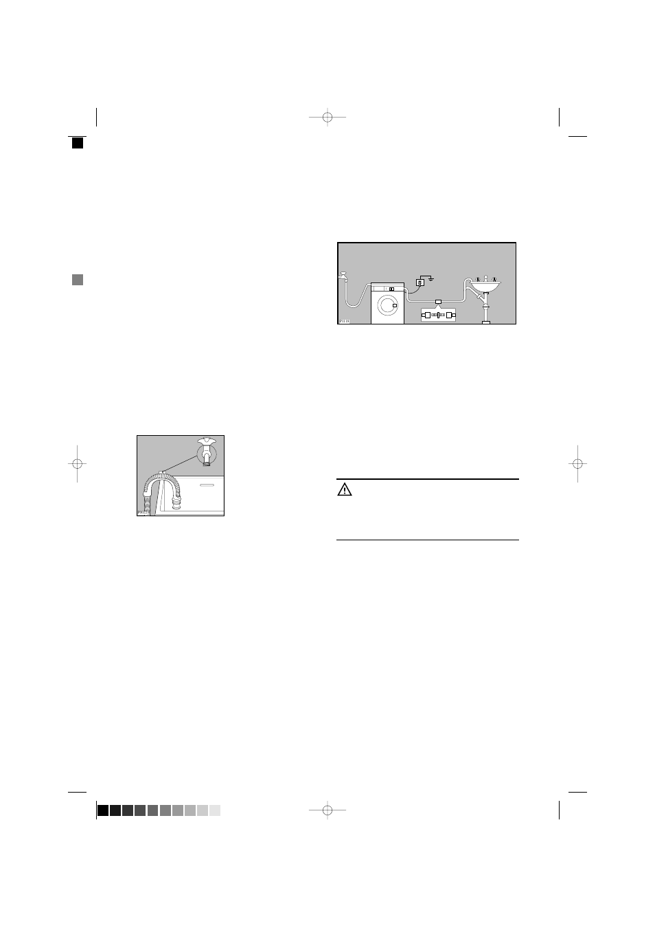 Water drainage, Electrical connection | Electrolux EW 560 F User Manual | Page 6 / 20