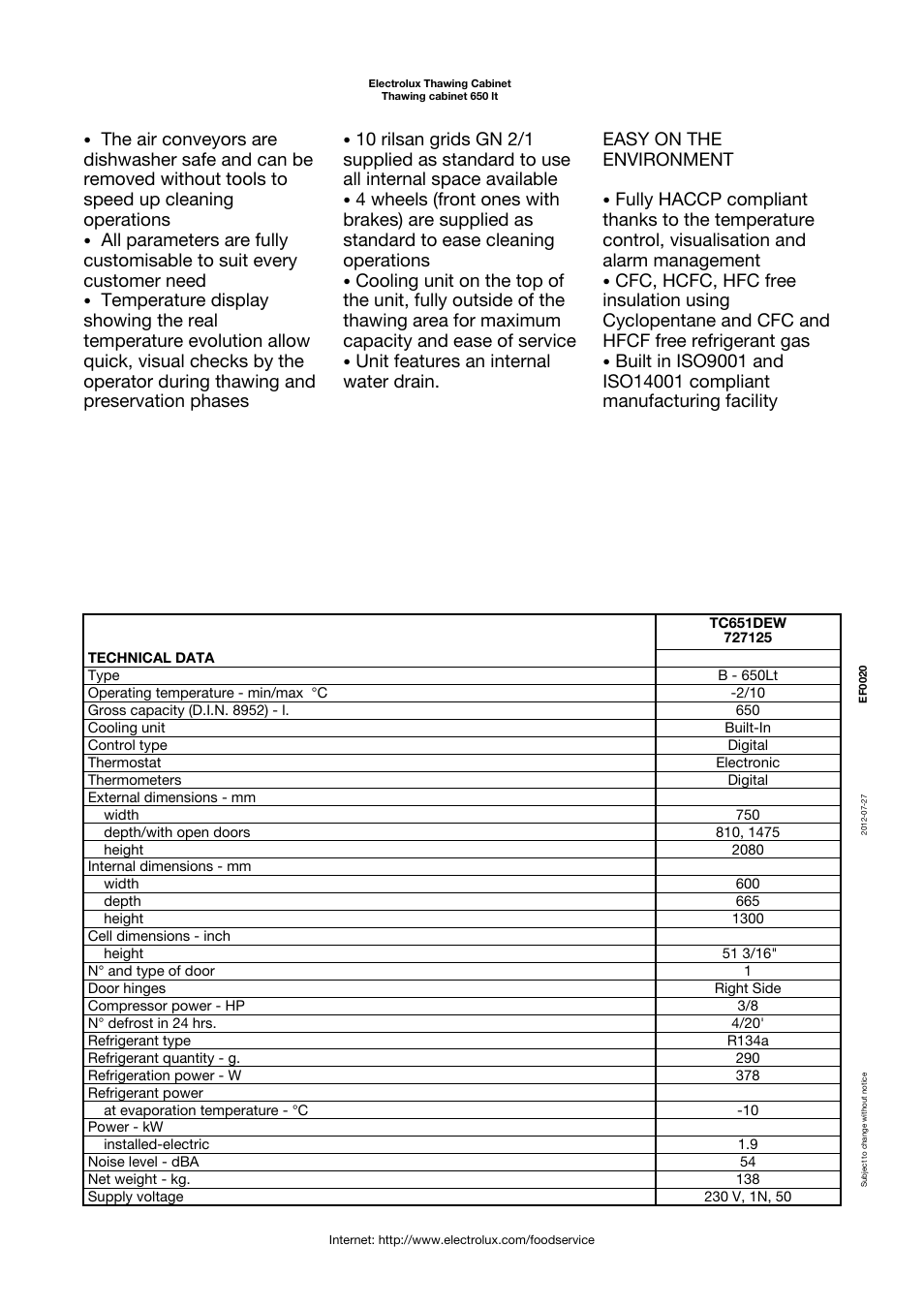 Electrolux 727173 User Manual | Page 2 / 2