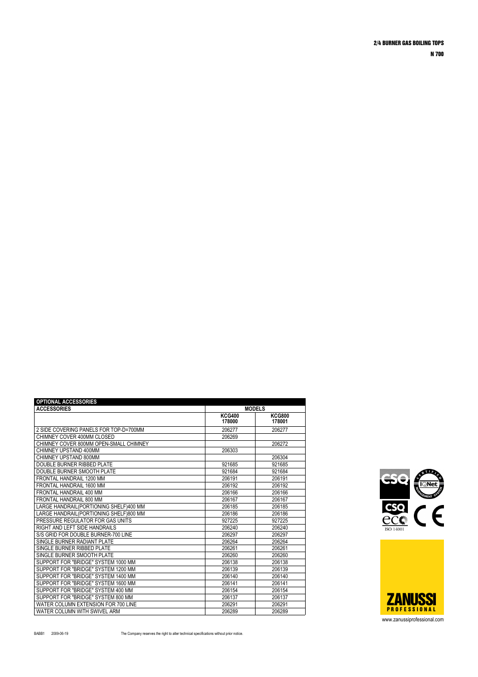 Zanussi | Electrolux 178001 User Manual | Page 2 / 4