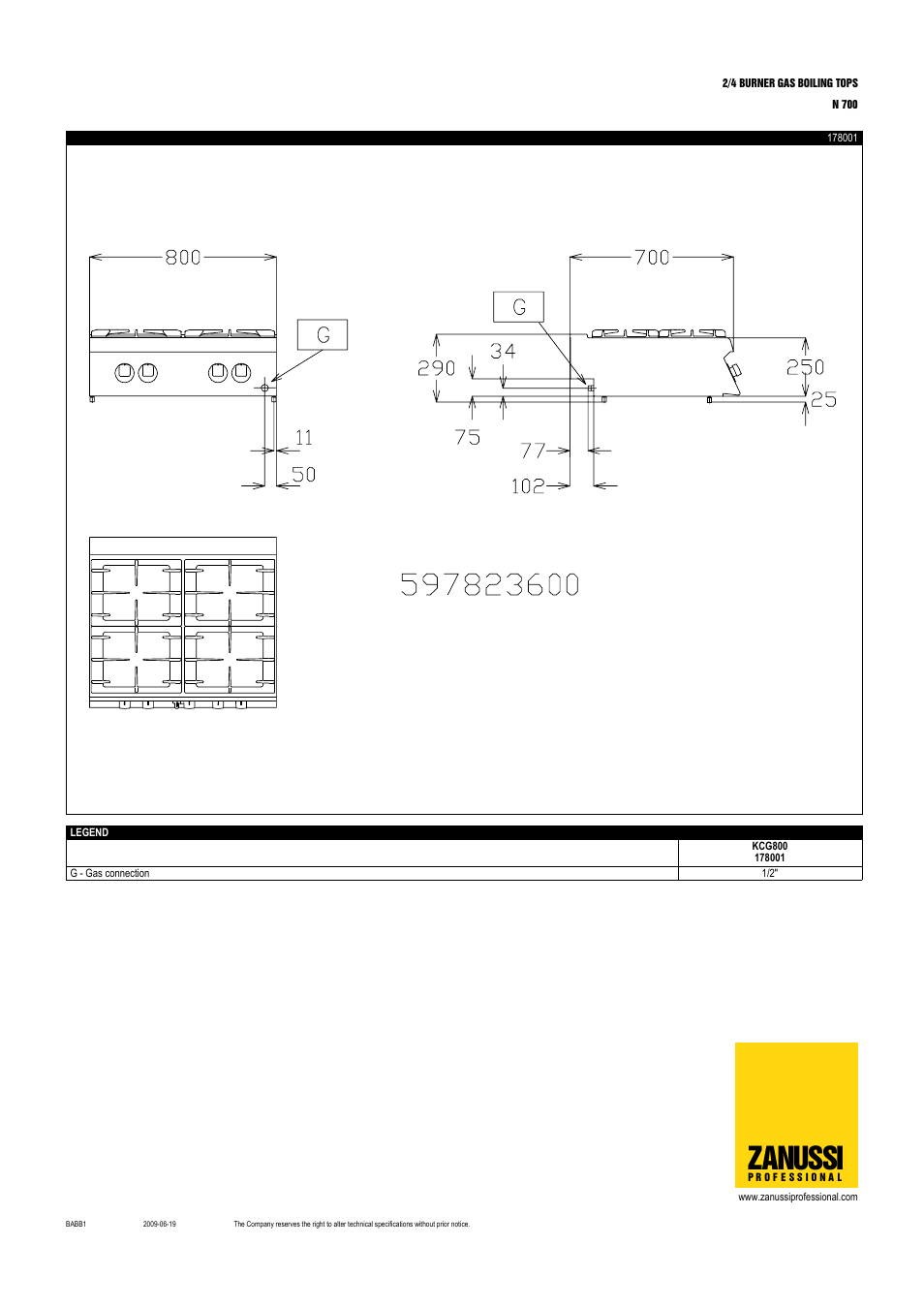 Zanussi | Electrolux 178001 User Manual | Page 4 / 4