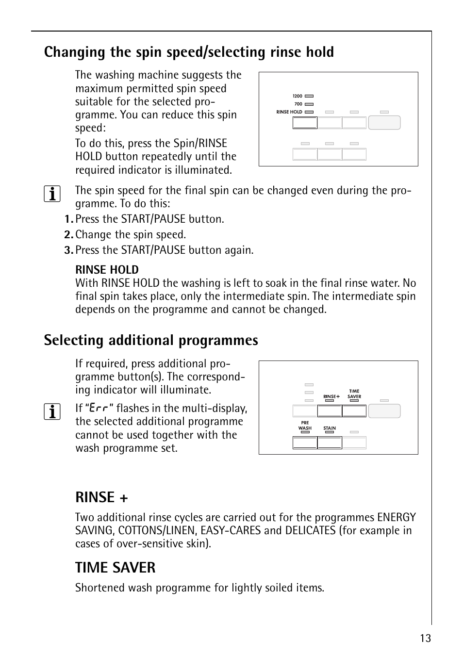 Electrolux 62825 User Manual | Page 13 / 40