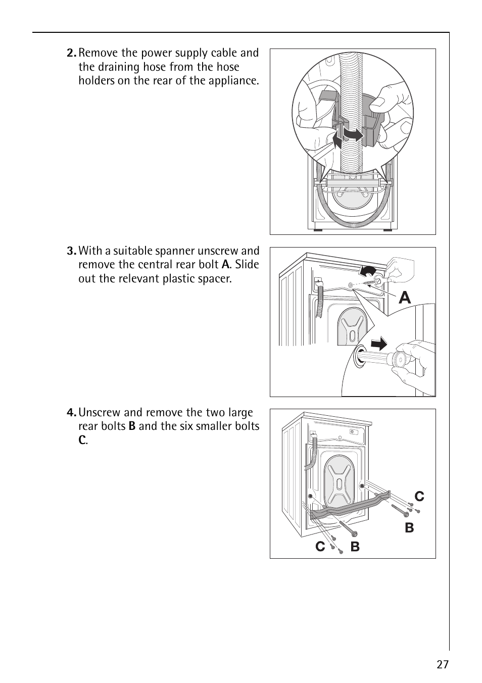 Electrolux 62825 User Manual | Page 27 / 40