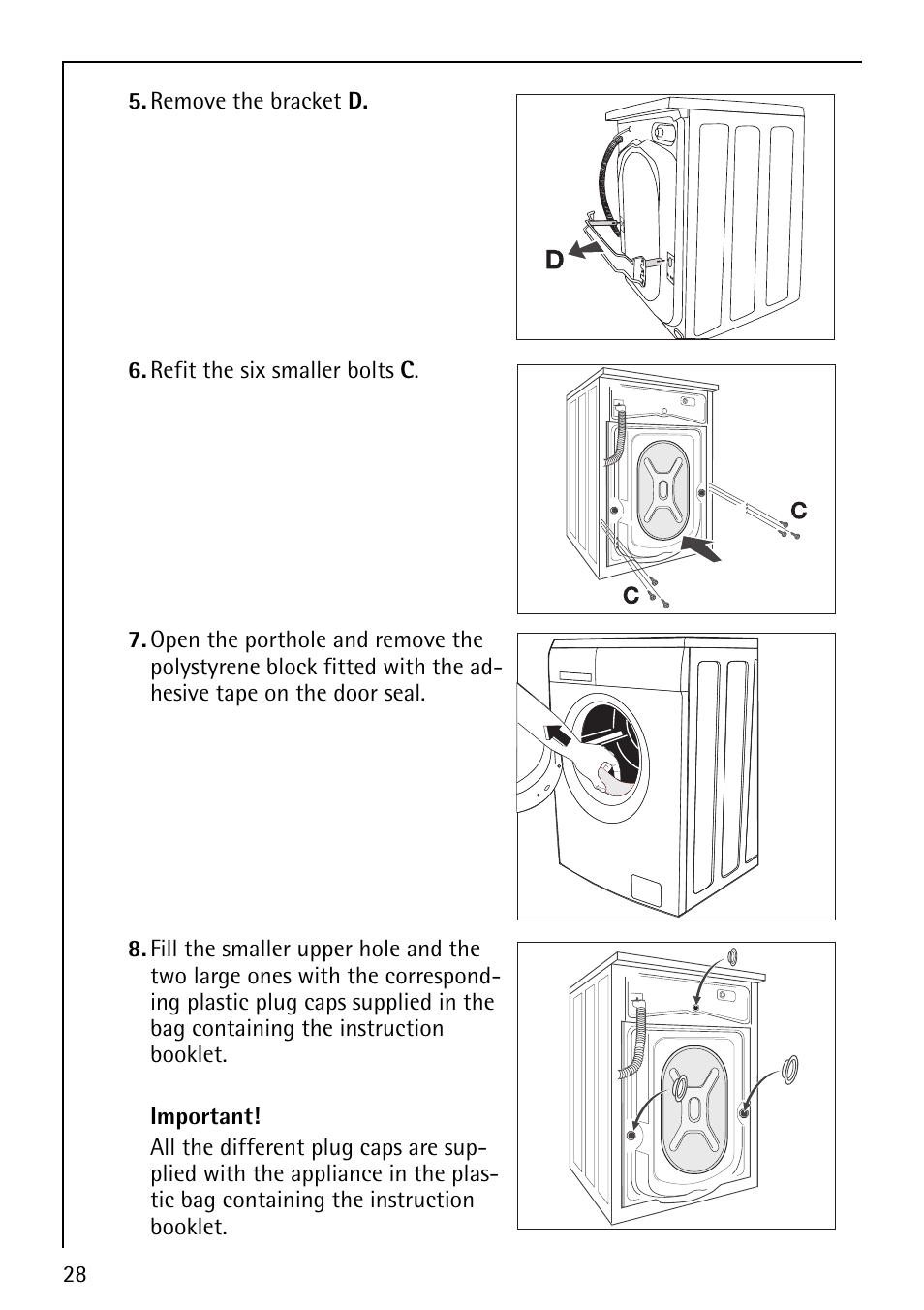 Electrolux 62825 User Manual | Page 28 / 40