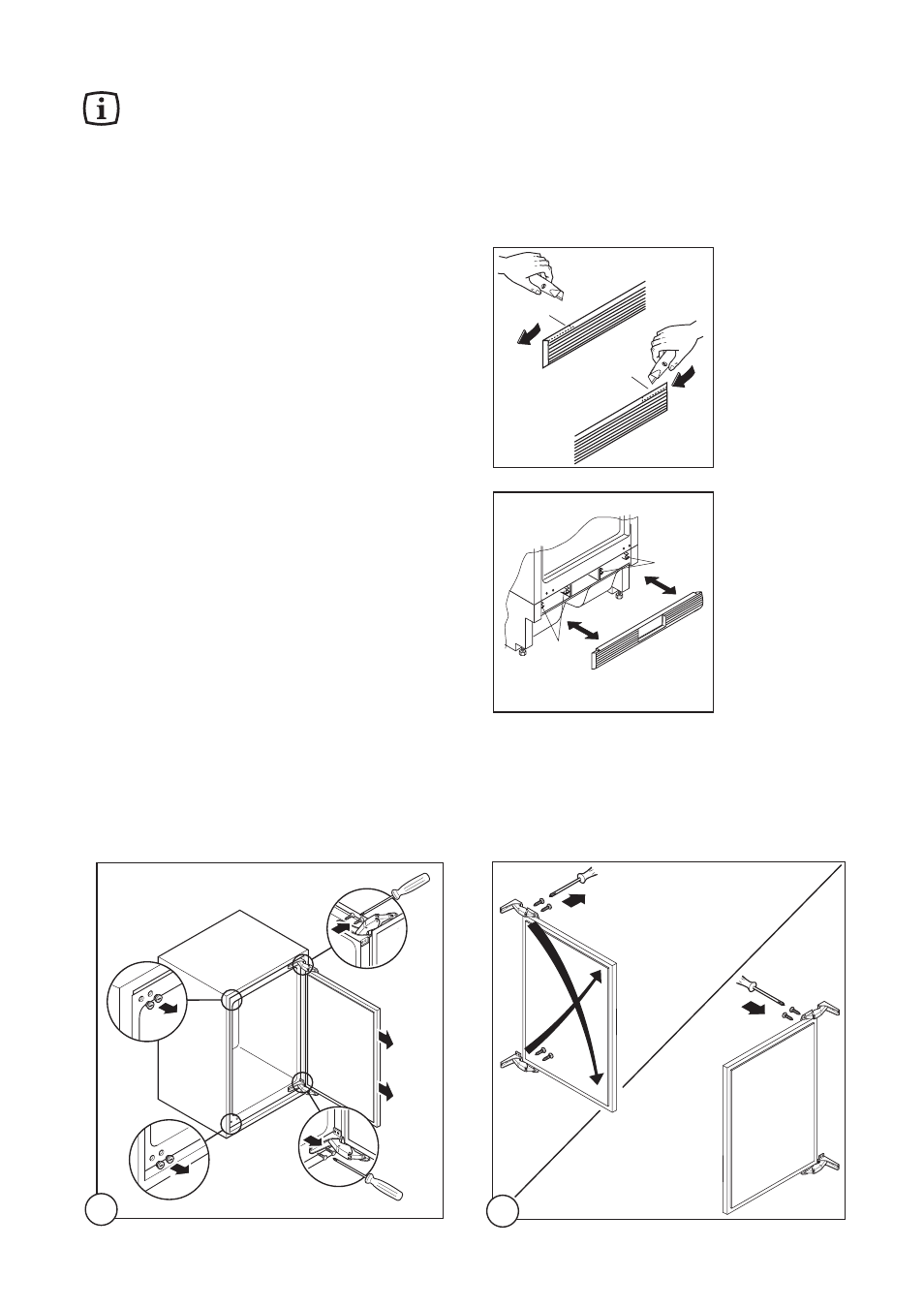 Building-in instructions | Electrolux 6430 User Manual | Page 15 / 24