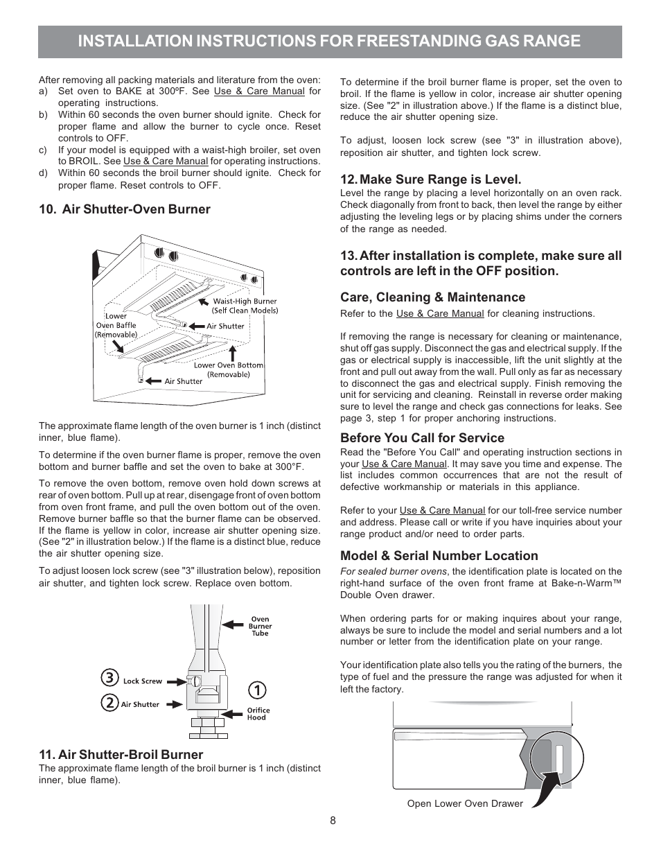 Electrolux 316469104 User Manual | Page 10 / 20