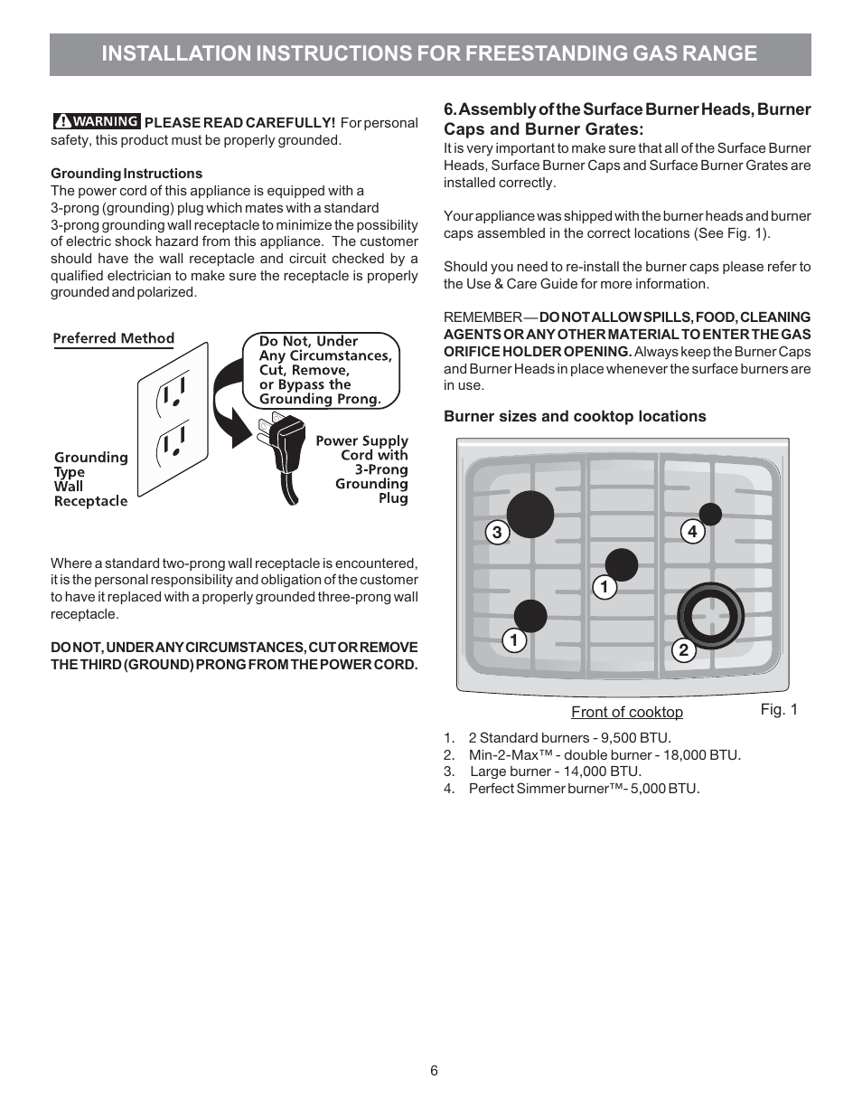 Electrolux 316469104 User Manual | Page 8 / 20