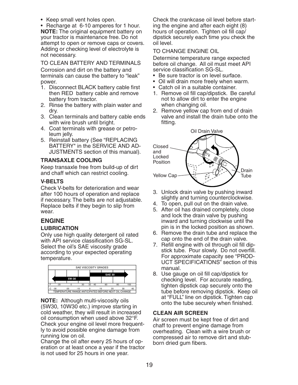 Engine | Electrolux AG15538B User Manual | Page 19 / 32