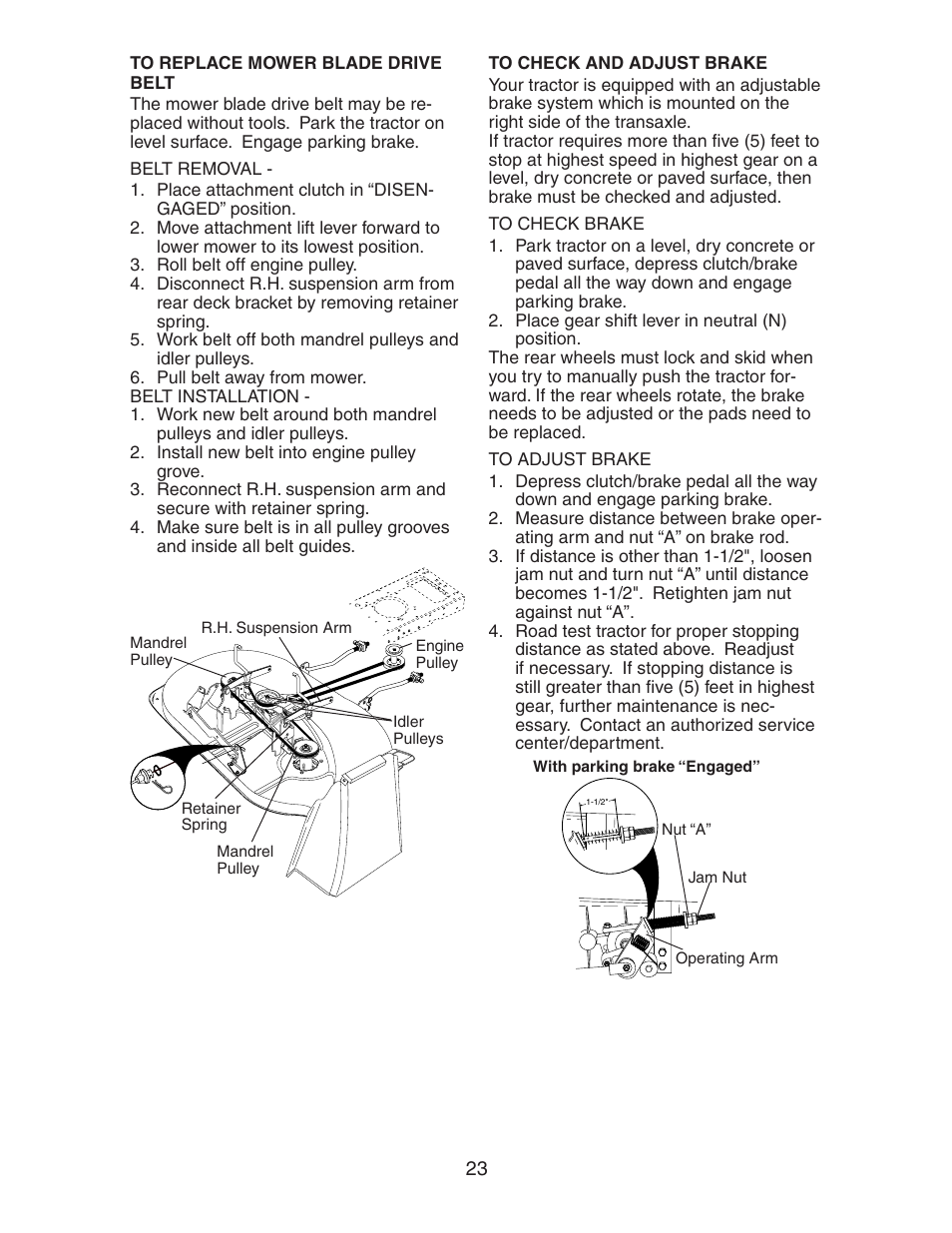 Electrolux AG15538B User Manual | Page 23 / 32