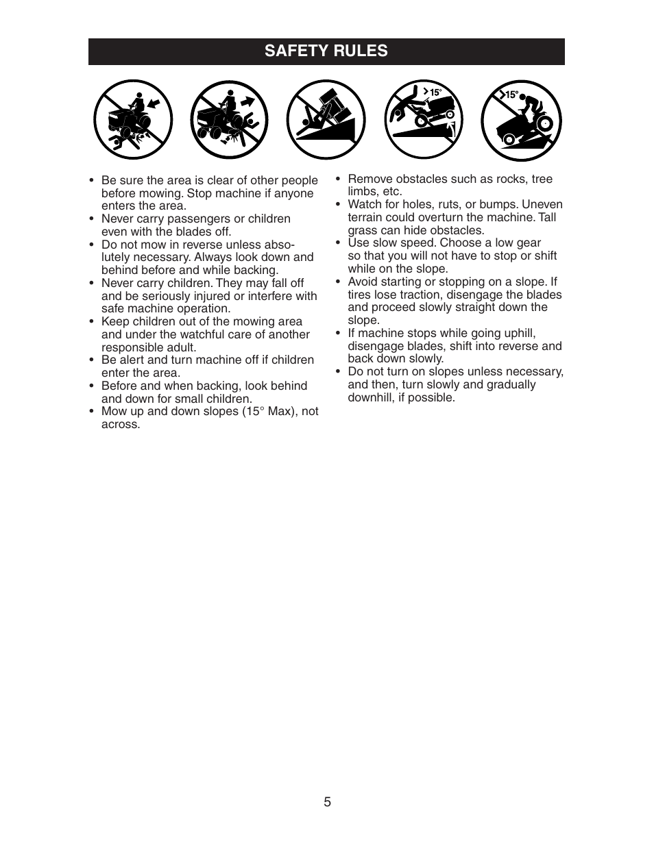 Safety rules | Electrolux AG15538B User Manual | Page 5 / 32