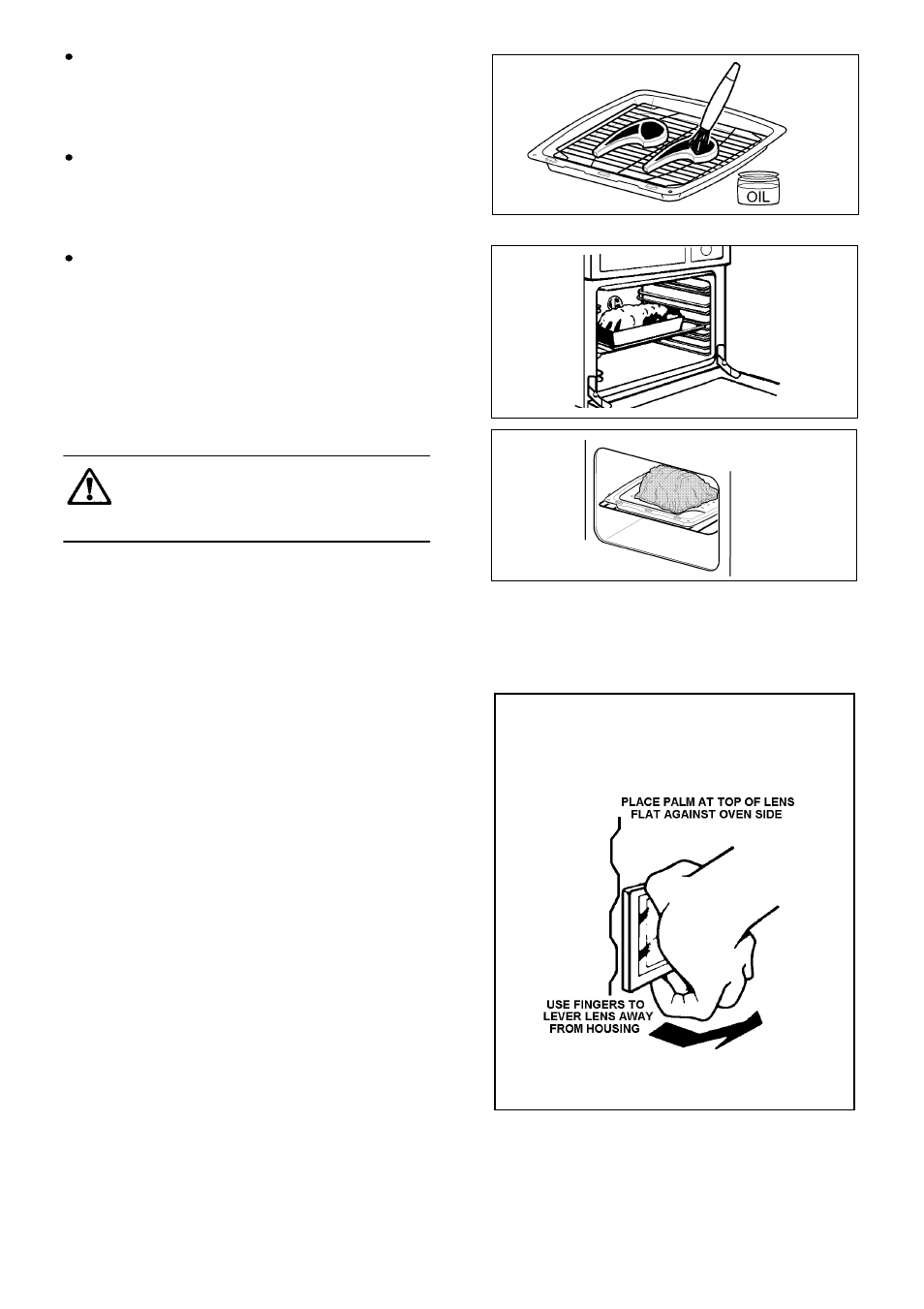 Replacing an oven light bulb | Electrolux EDB710 User Manual | Page 31 / 48