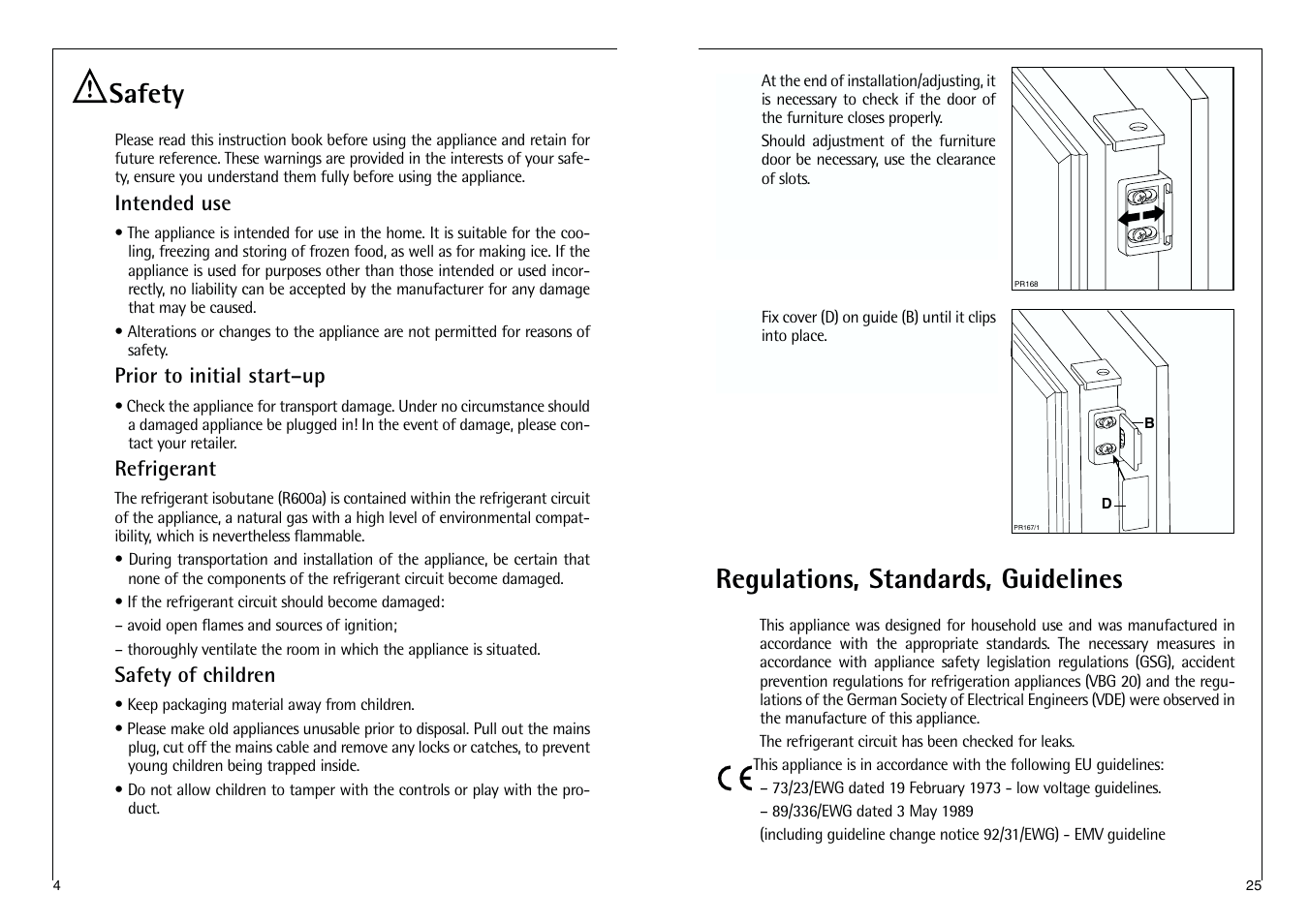 Safety, Regulations, standards, guidelines | Electrolux C 7 1440 i User Manual | Page 4 / 28