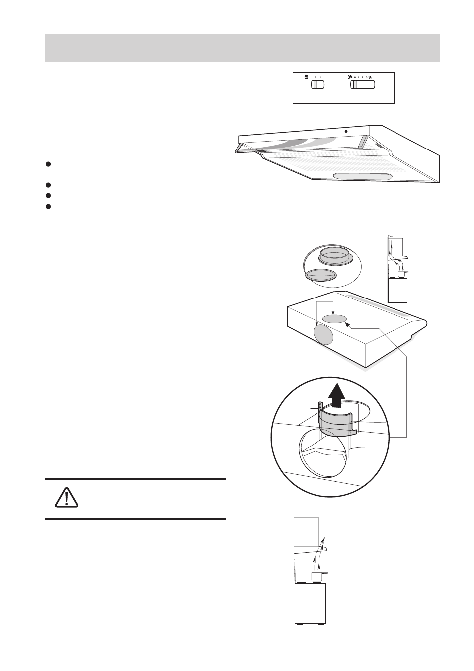 Description of the appliance, Standard accessories included, Function | Exhausting, Recycling | Electrolux EFT 625 User Manual | Page 4 / 12