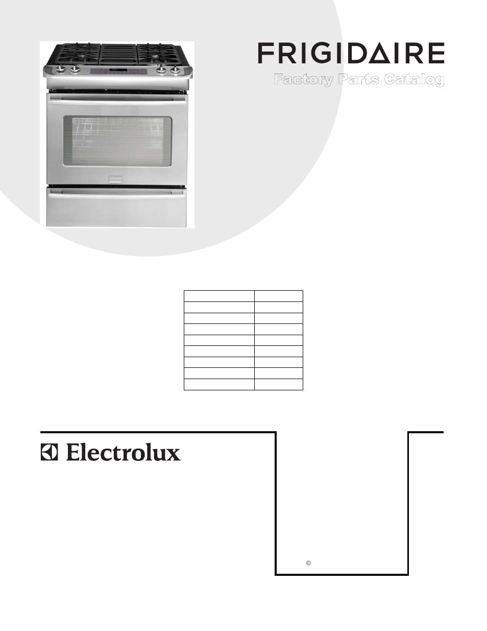 Electrolux CPGS3085KF1 User Manual | 14 pages