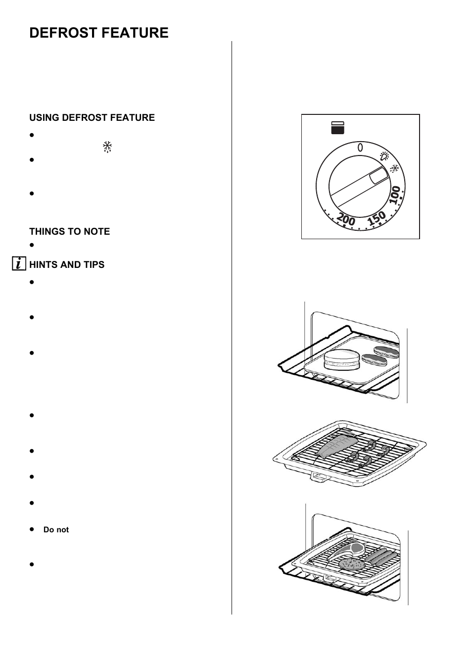 Defrost feature | Electrolux EKC5545 User Manual | Page 20 / 36