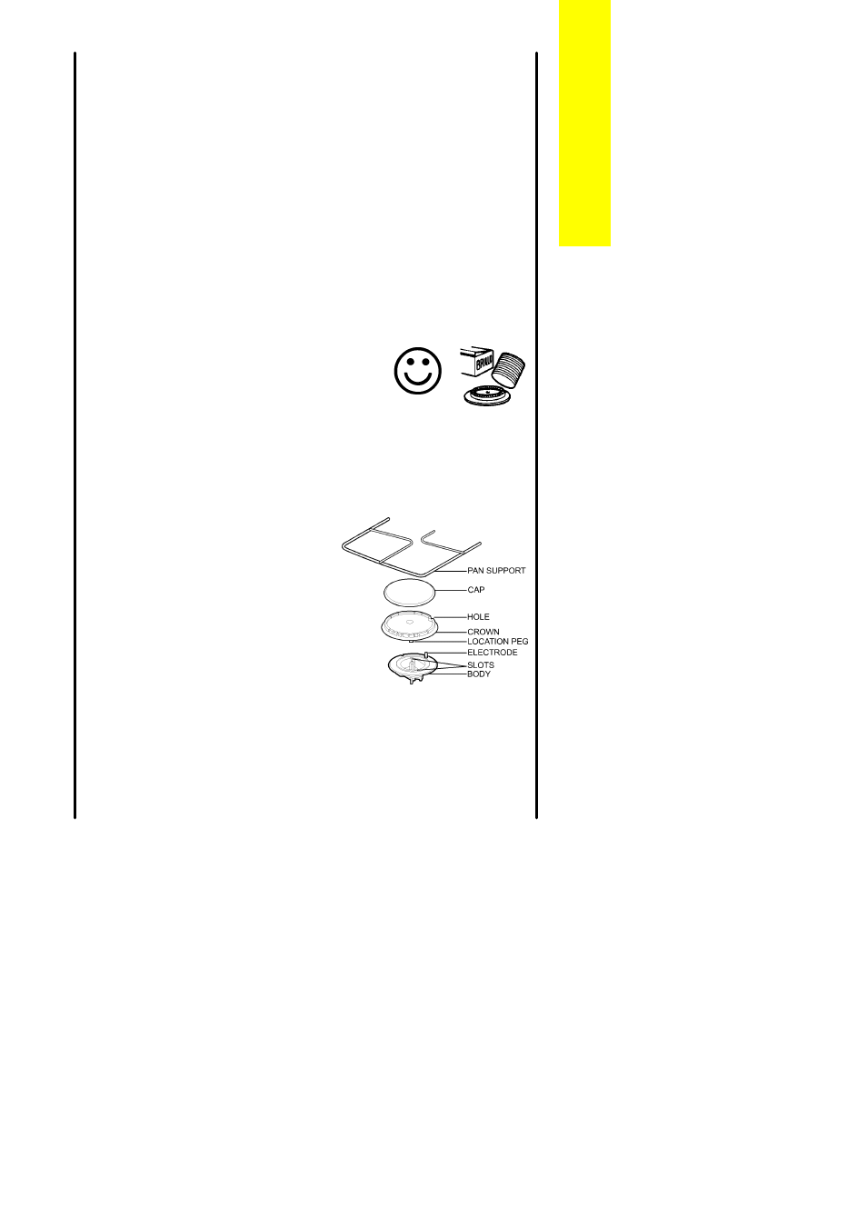 When replacing hotplate burner parts | Electrolux ZCG 7902 User Manual | Page 29 / 56