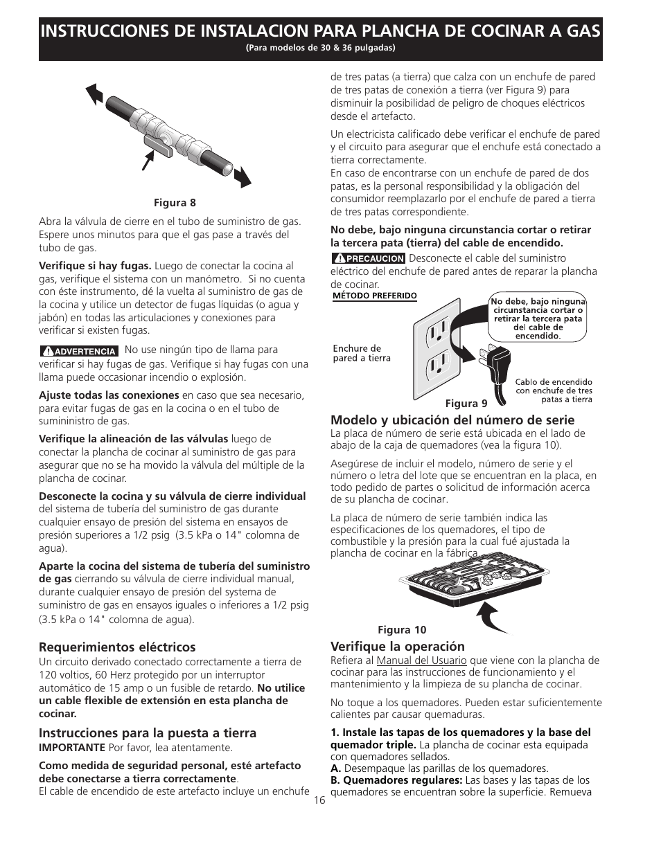 Electrolux EW30GC55G User Manual | Page 16 / 28