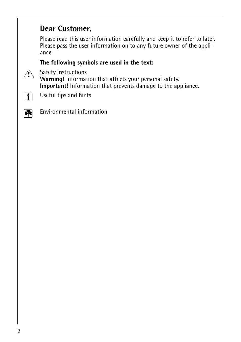Electrolux 64570 Vi User Manual | Page 2 / 44