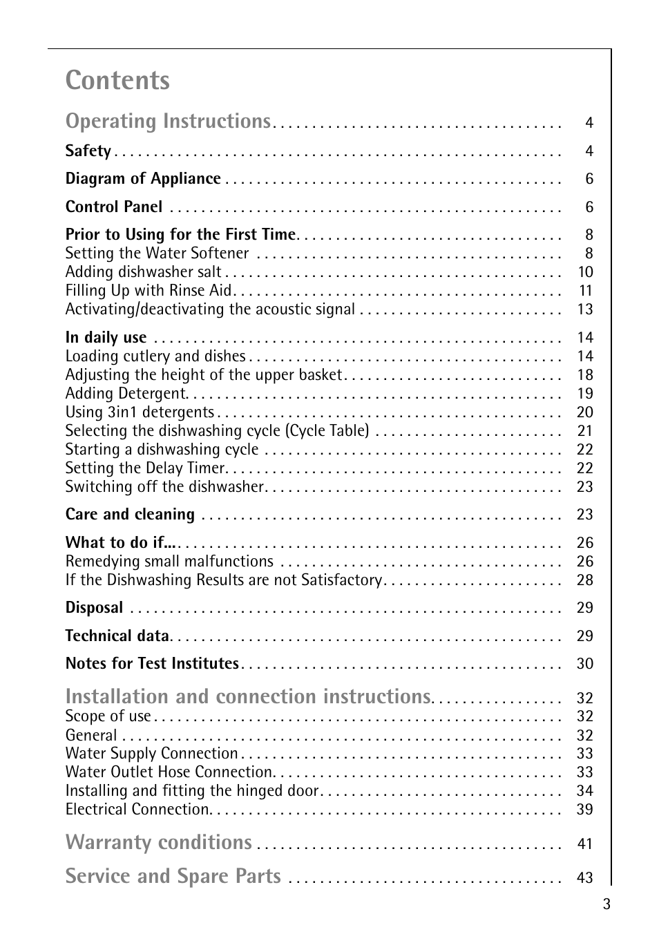 Electrolux 64570 Vi User Manual | Page 3 / 44