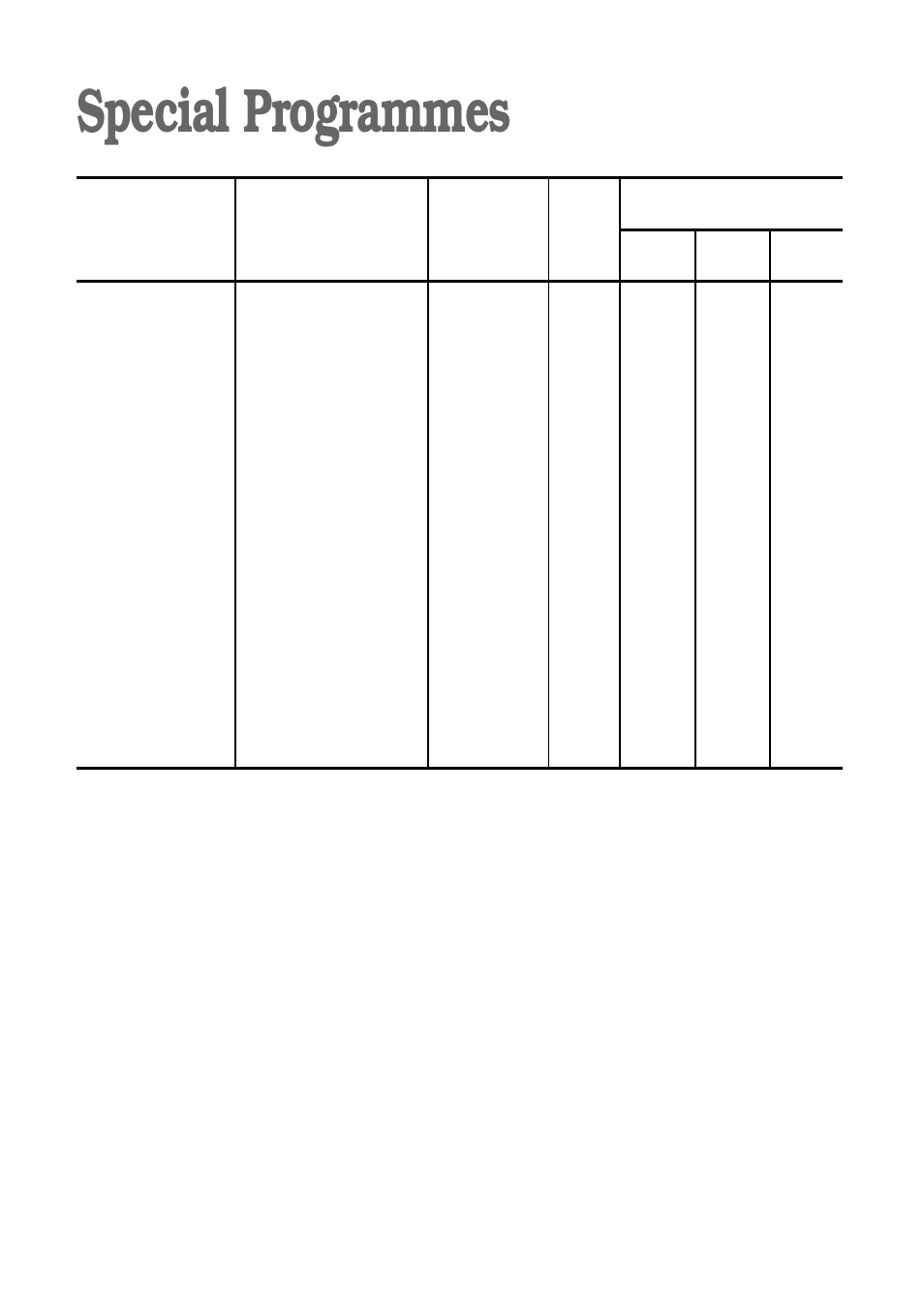 Special programmes | Electrolux EWD 1419 I User Manual | Page 18 / 32