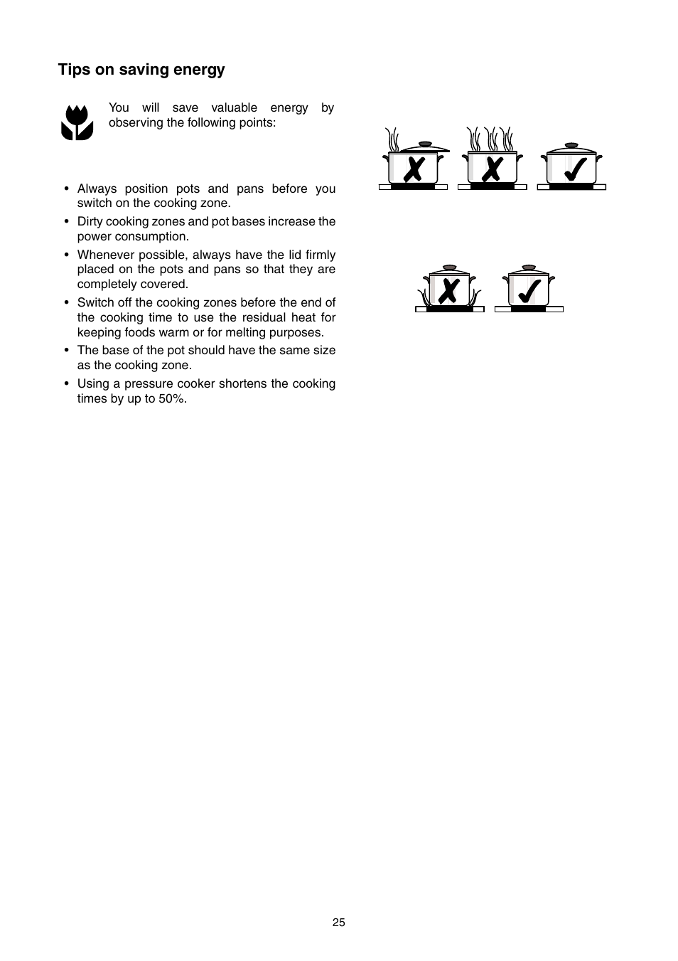 Tips on saving energy | Electrolux EHS 6651 P User Manual | Page 23 / 42