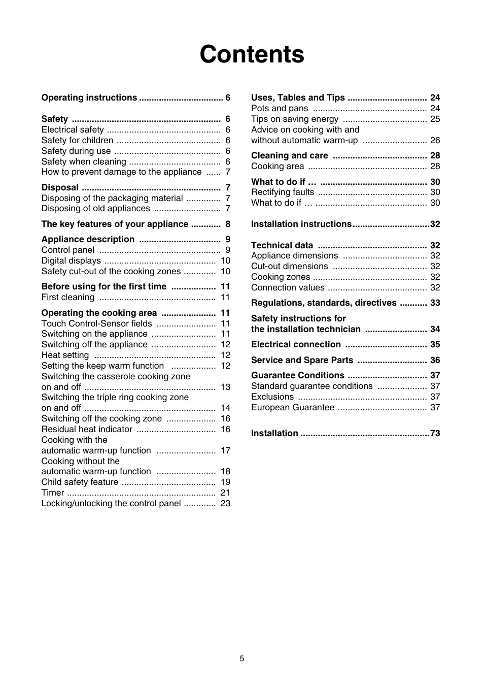 Electrolux EHS 6651 P User Manual | Page 3 / 42
