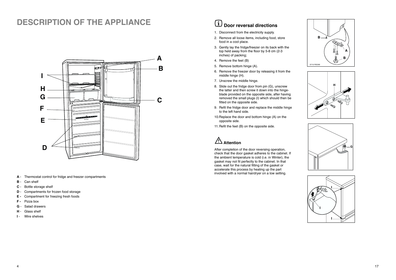 Description of the appliance | Electrolux ER 3825 B User Manual | Page 4 / 20