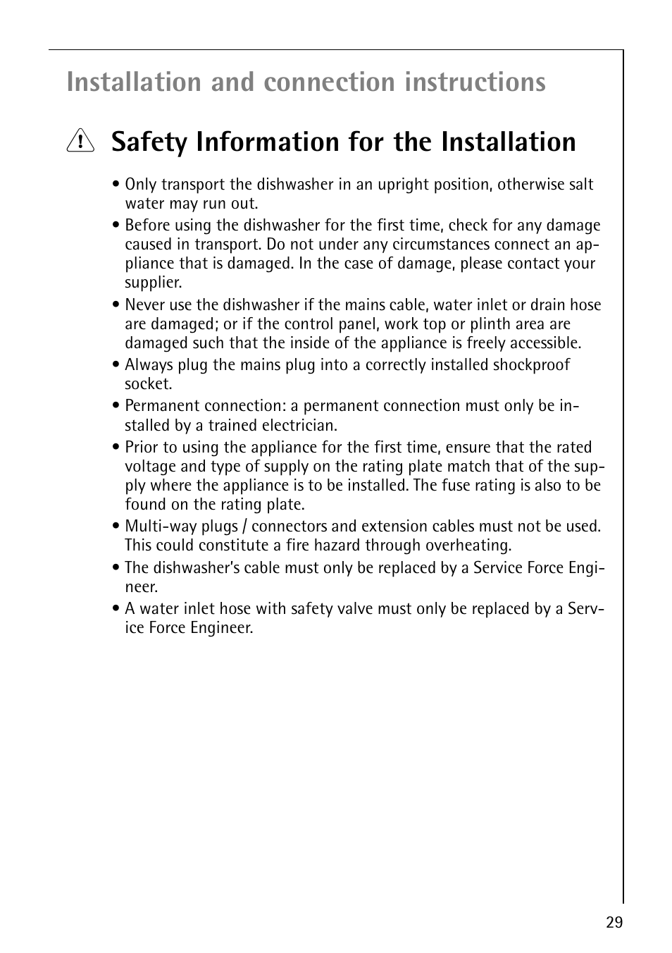 Electrolux 40850 User Manual | Page 29 / 40