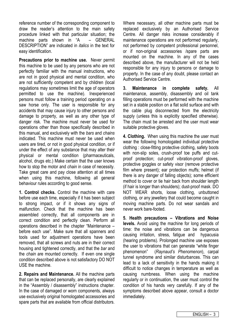 Electrolux ES16 User Manual | Page 6 / 15