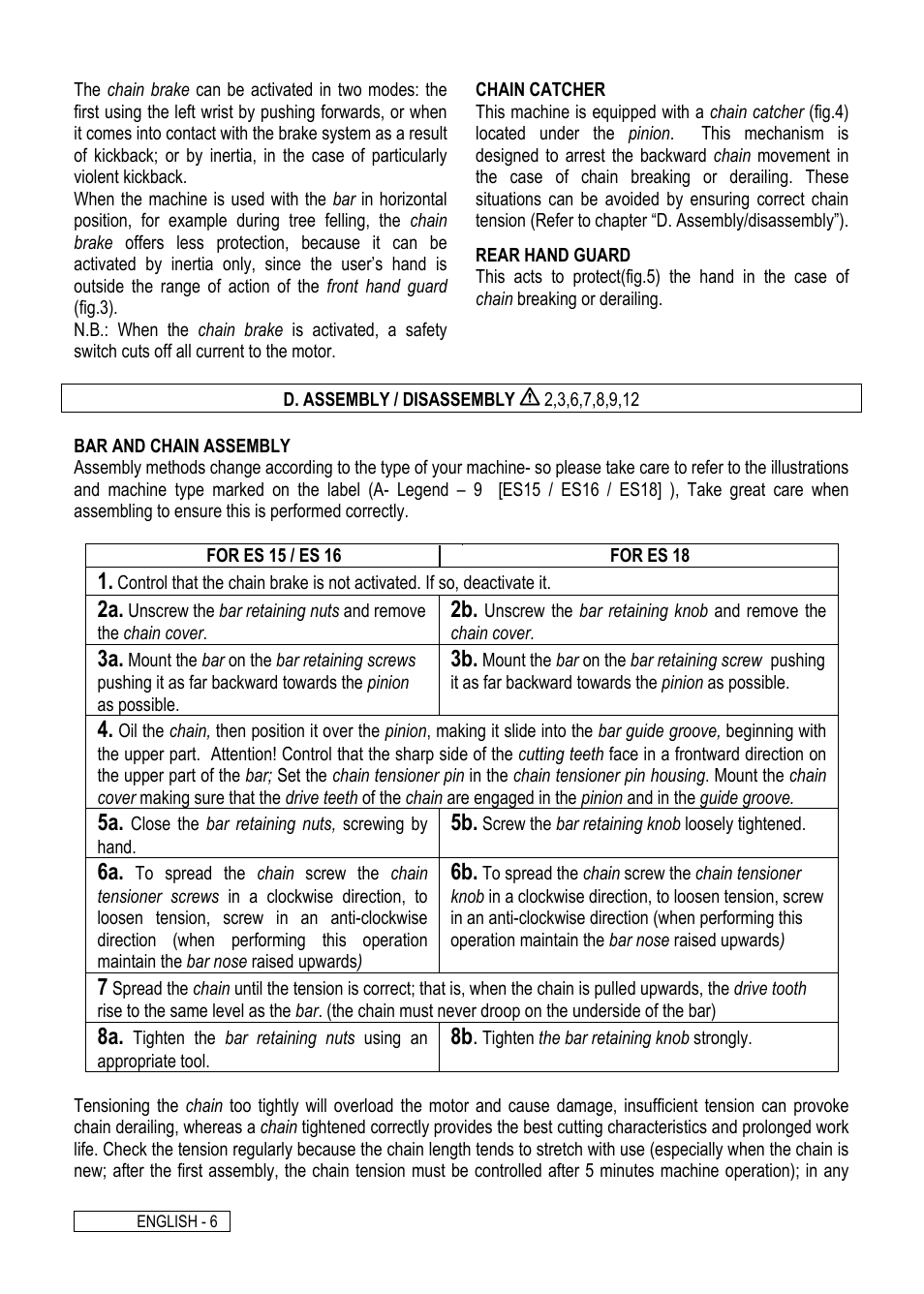 Electrolux ES16 User Manual | Page 9 / 15