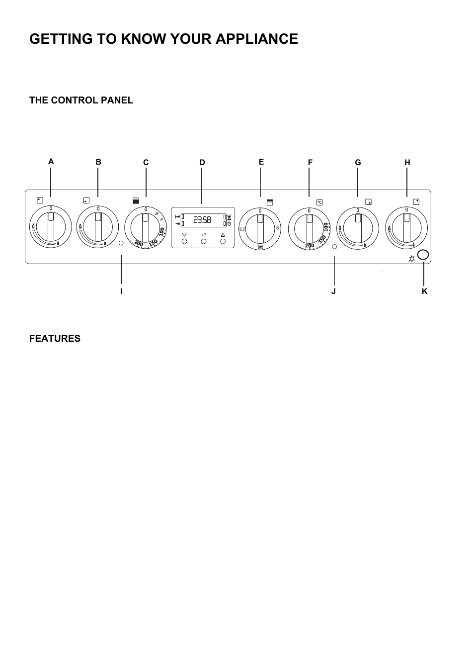 Getting to know your appliance | Electrolux EKM6044 User Manual | Page 5 / 36
