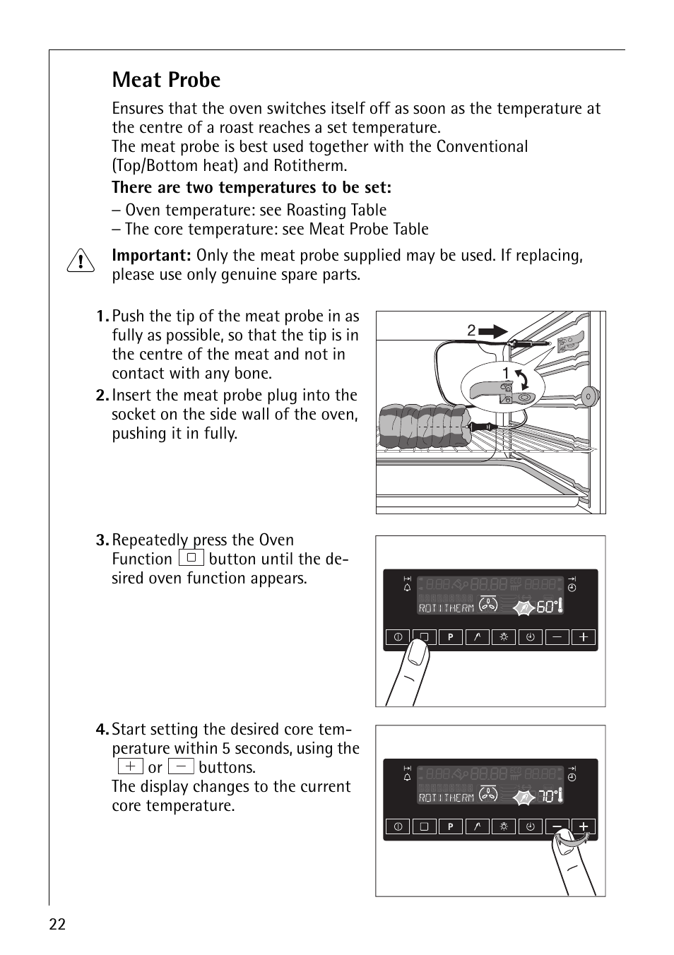 Meat probe | Electrolux CB8920-1 User Manual | Page 22 / 80