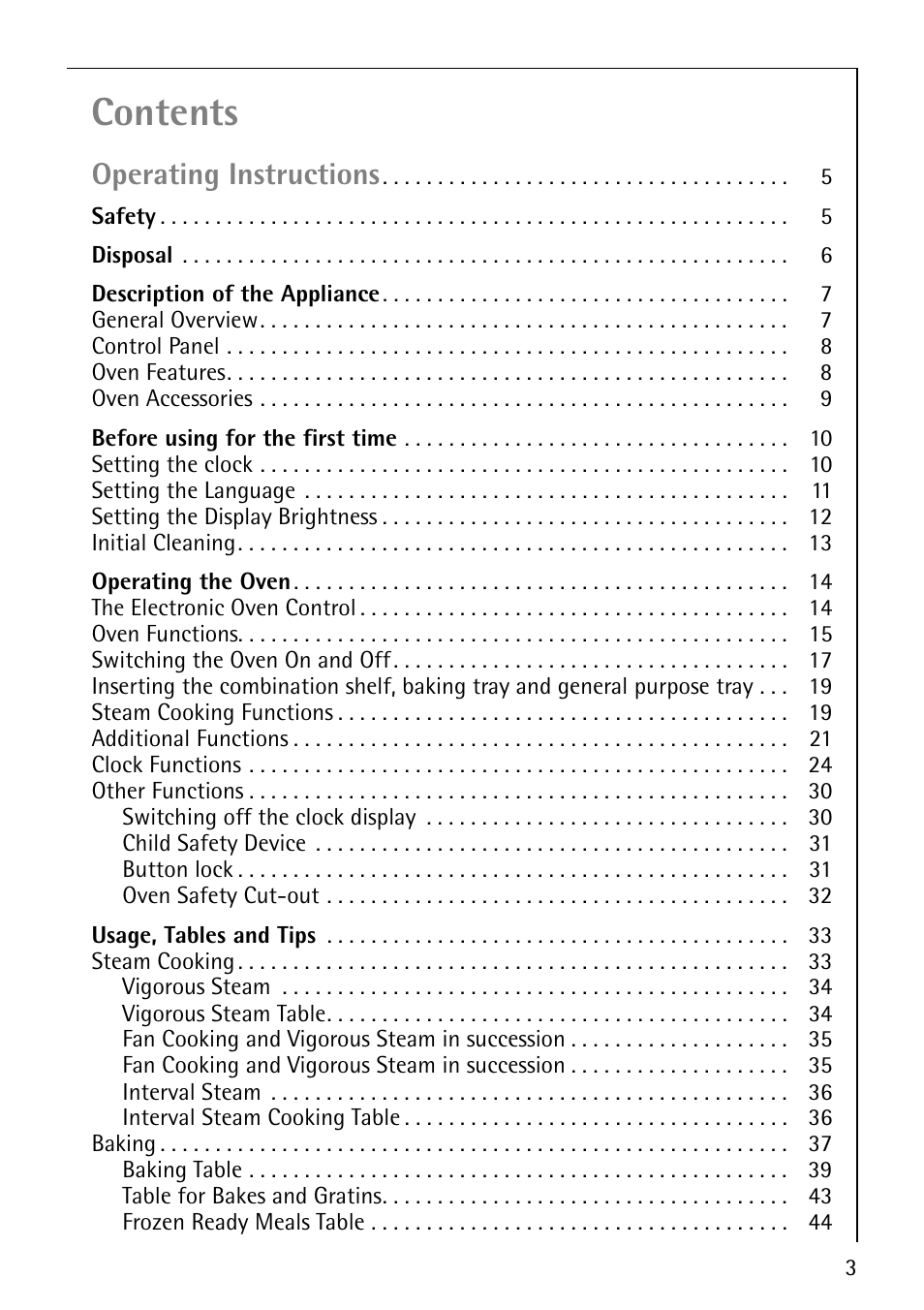 Electrolux CB8920-1 User Manual | Page 3 / 80