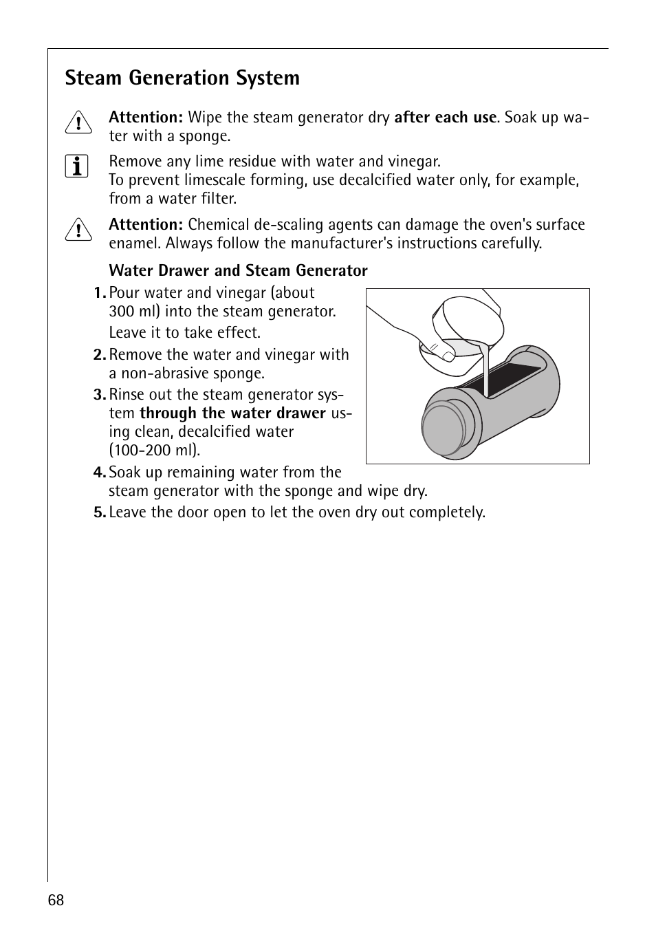 Steam generation system | Electrolux CB8920-1 User Manual | Page 68 / 80