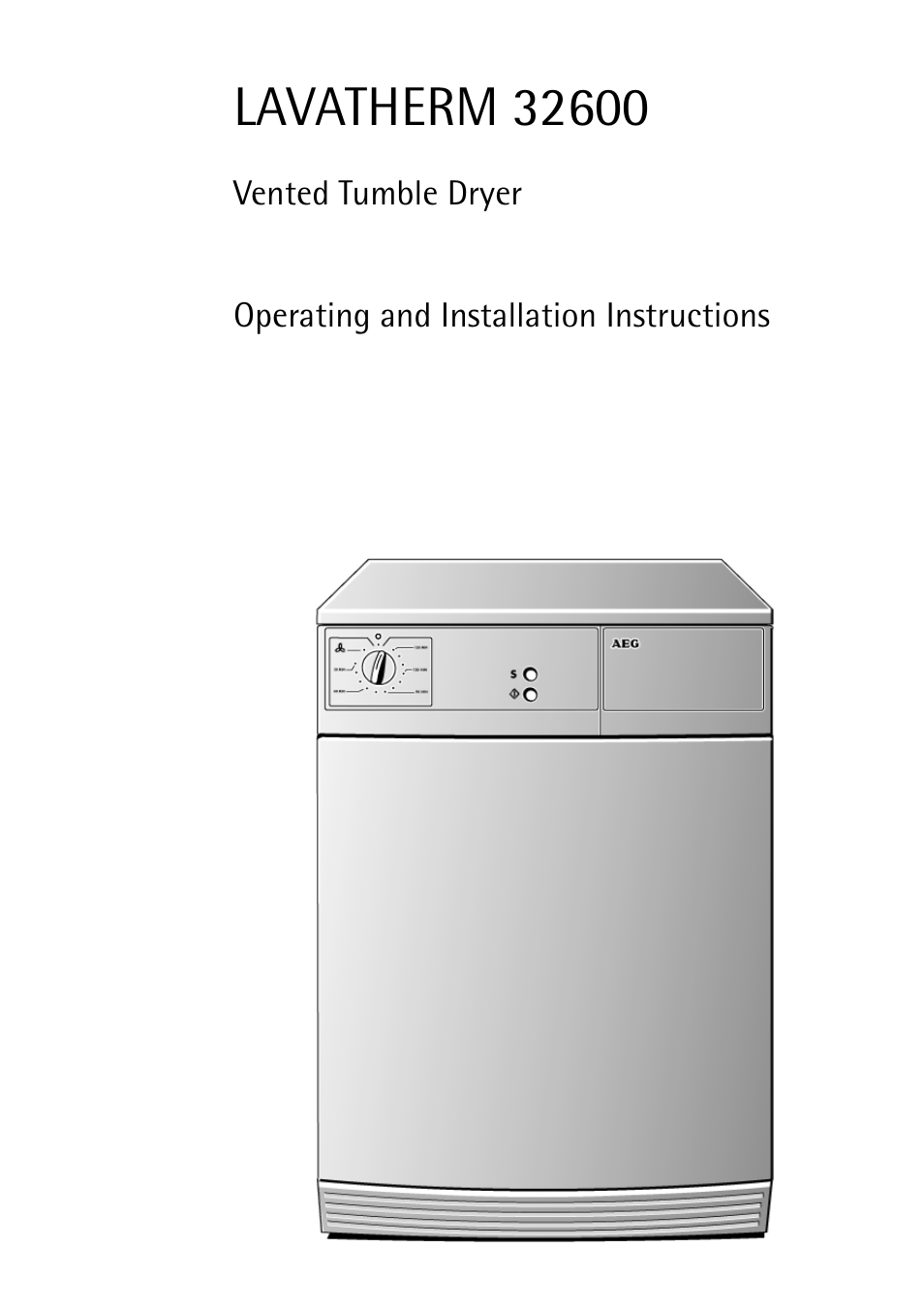 Electrolux LAVATHERM 32600 User Manual | 40 pages