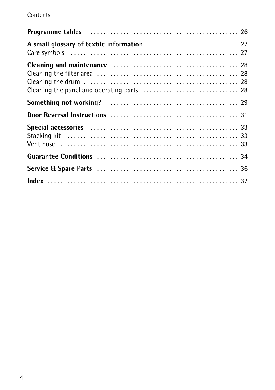 Electrolux LAVATHERM 32600 User Manual | Page 4 / 40