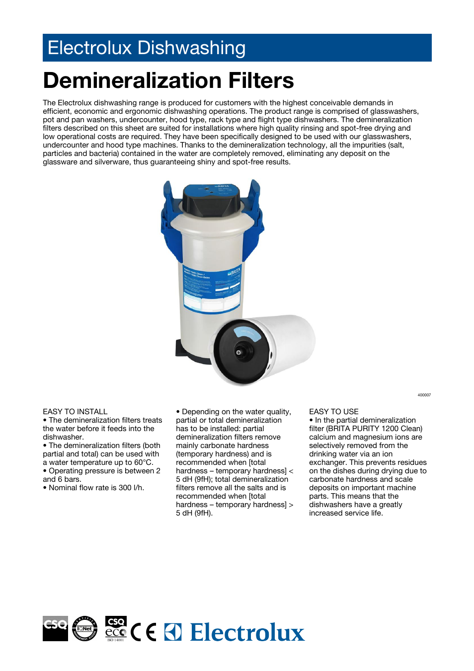 Electrolux 864015 User Manual | 2 pages