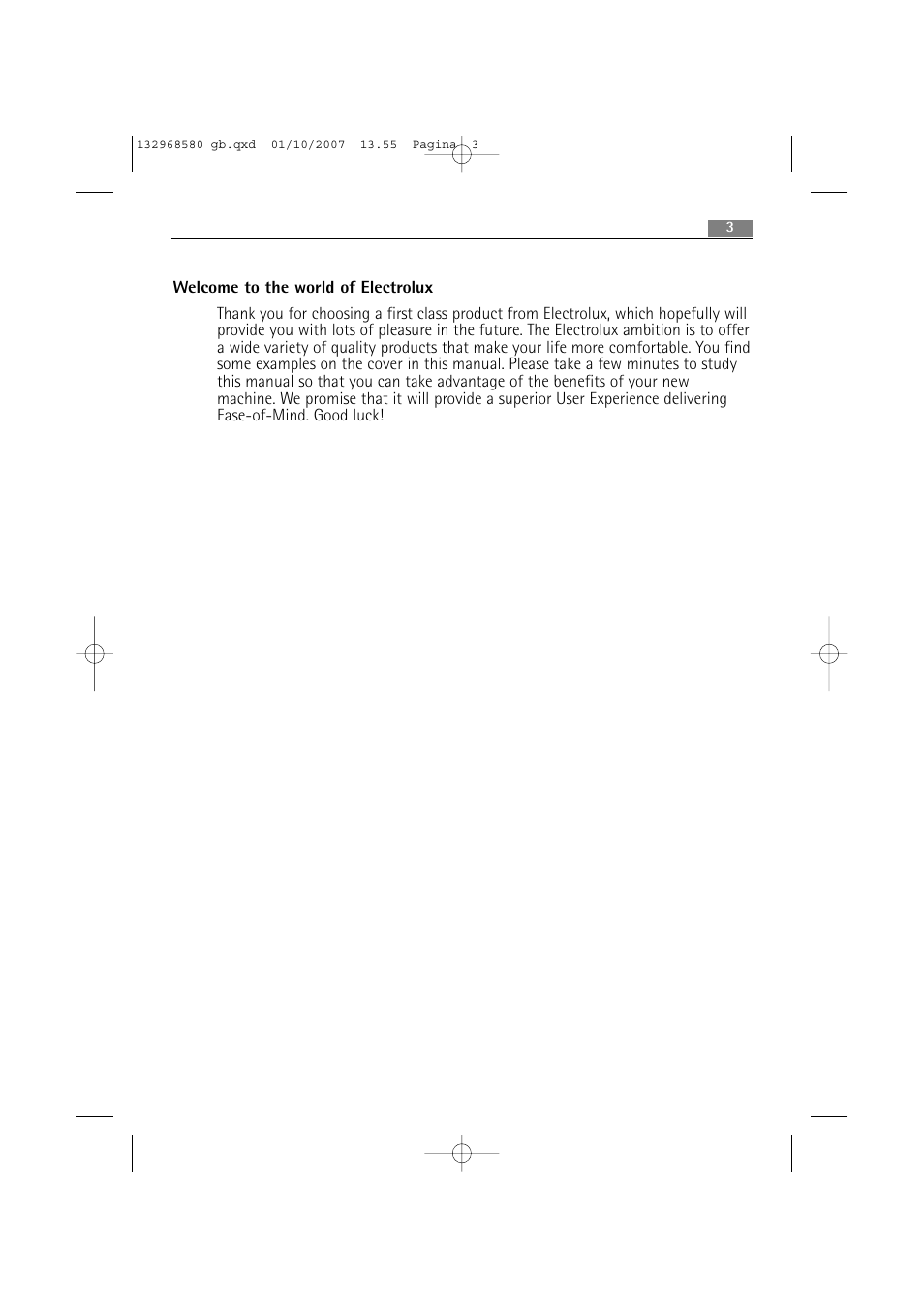 Electrolux WA L2 E100 User Manual | Page 3 / 48