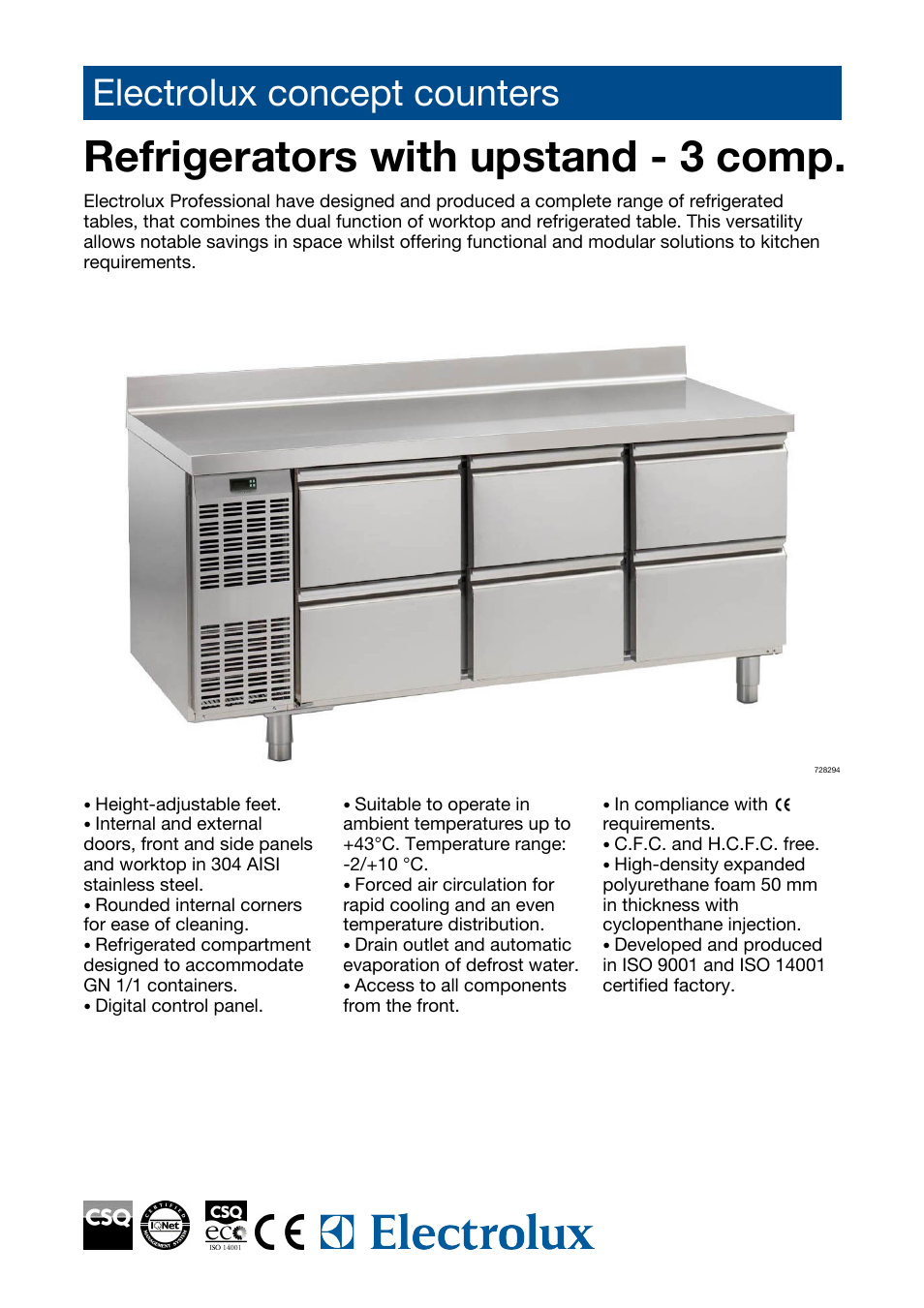 Electrolux 728532 User Manual | 3 pages