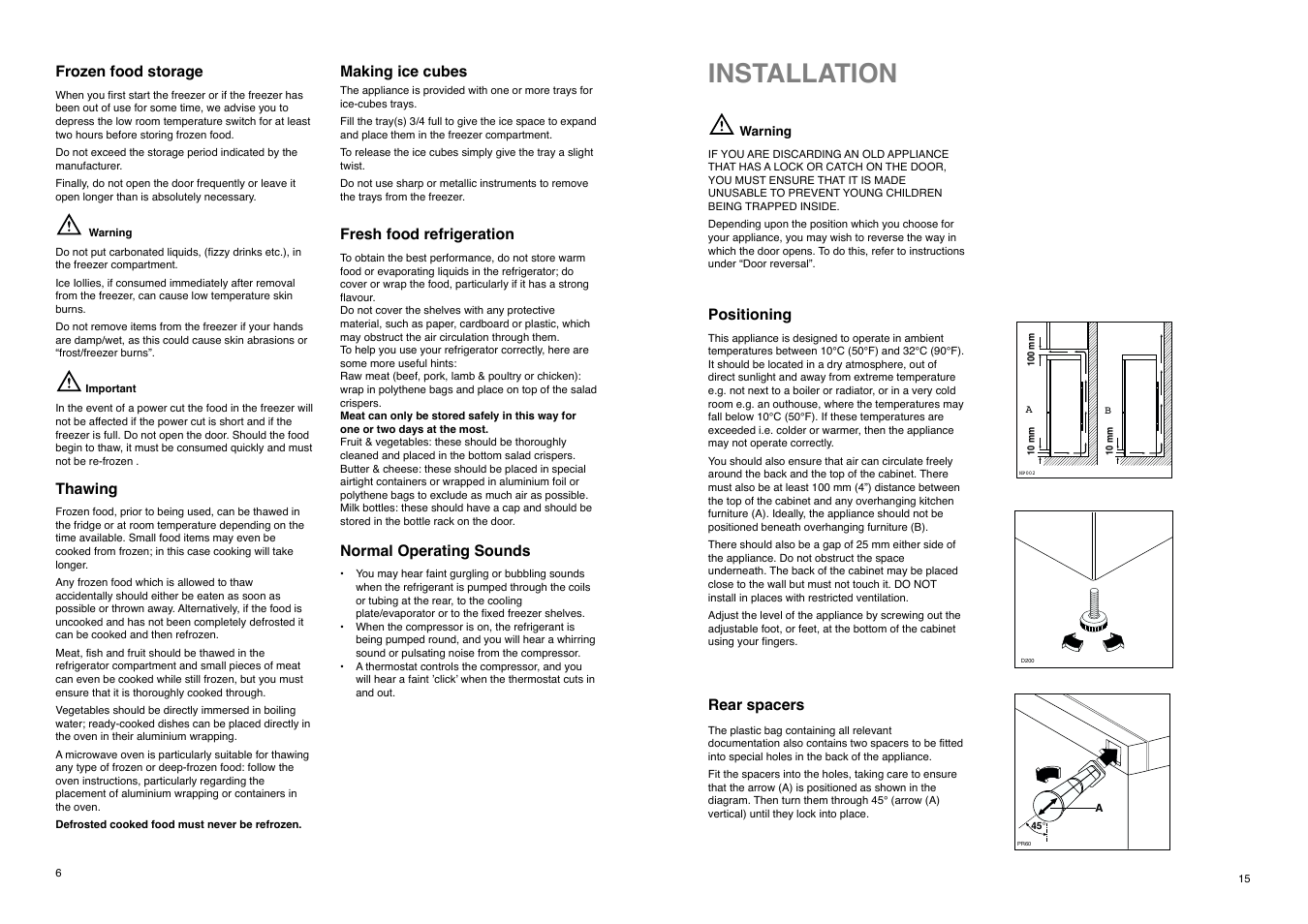 Installation | Electrolux ER 7525 B User Manual | Page 15 / 20