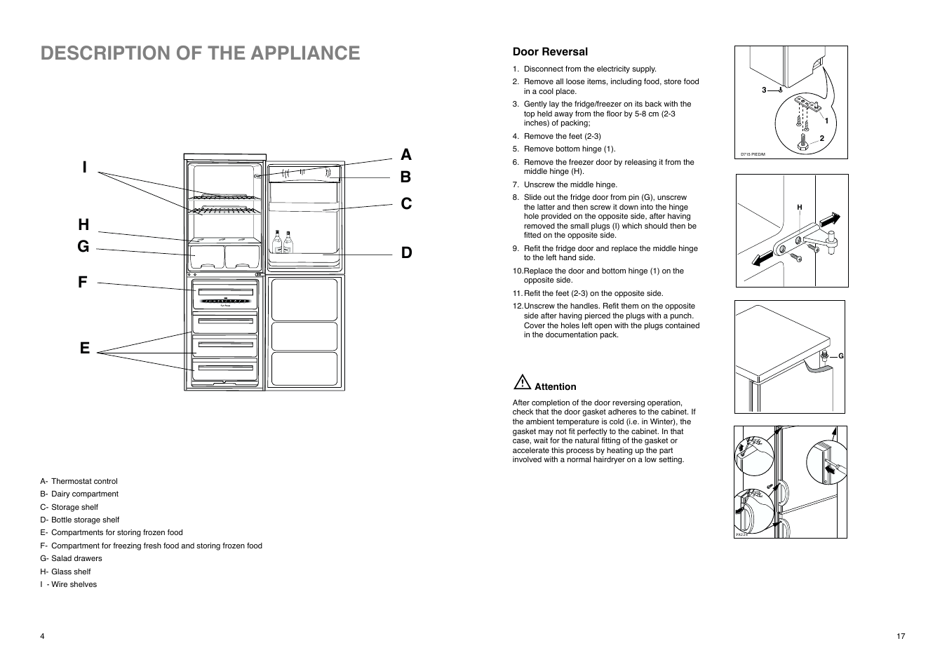 Description of the appliance | Electrolux ER 7525 B User Manual | Page 4 / 20