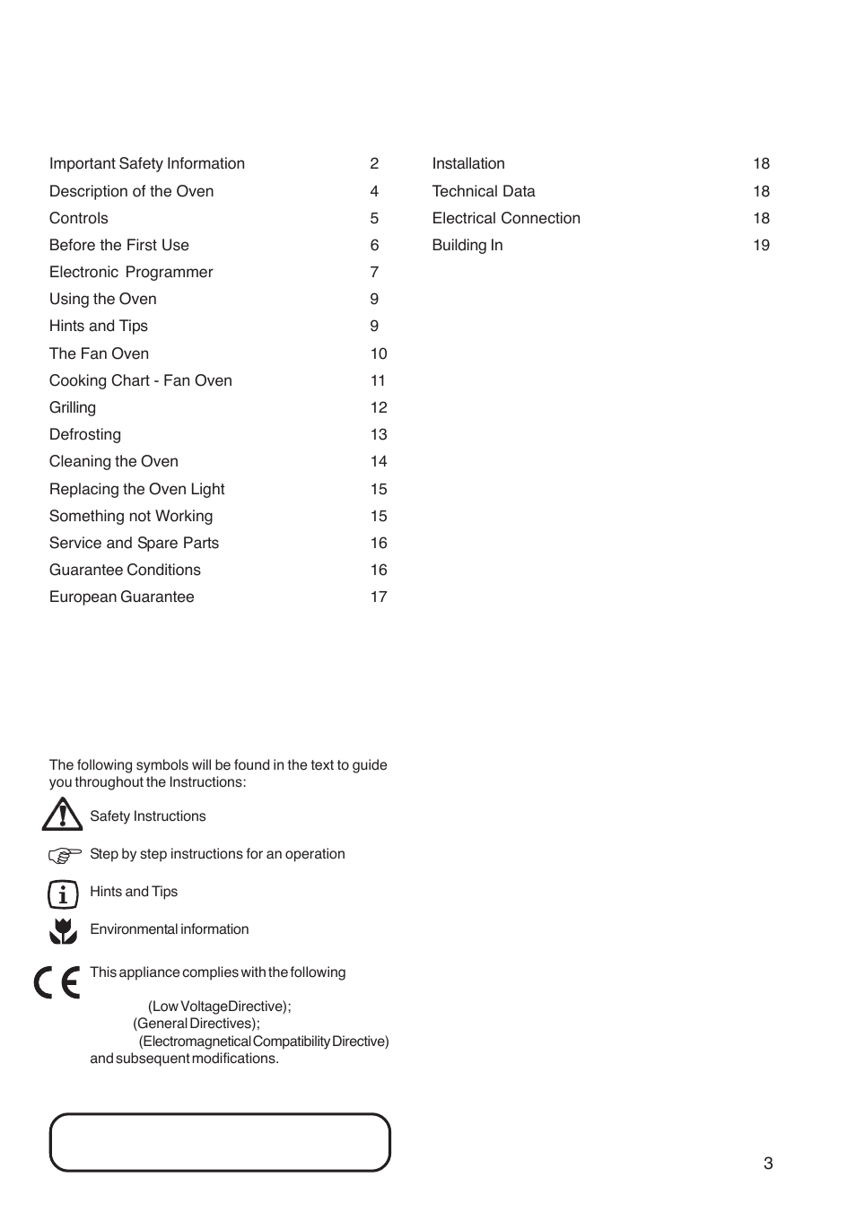 Electrolux U26226 User Manual | Page 3 / 20