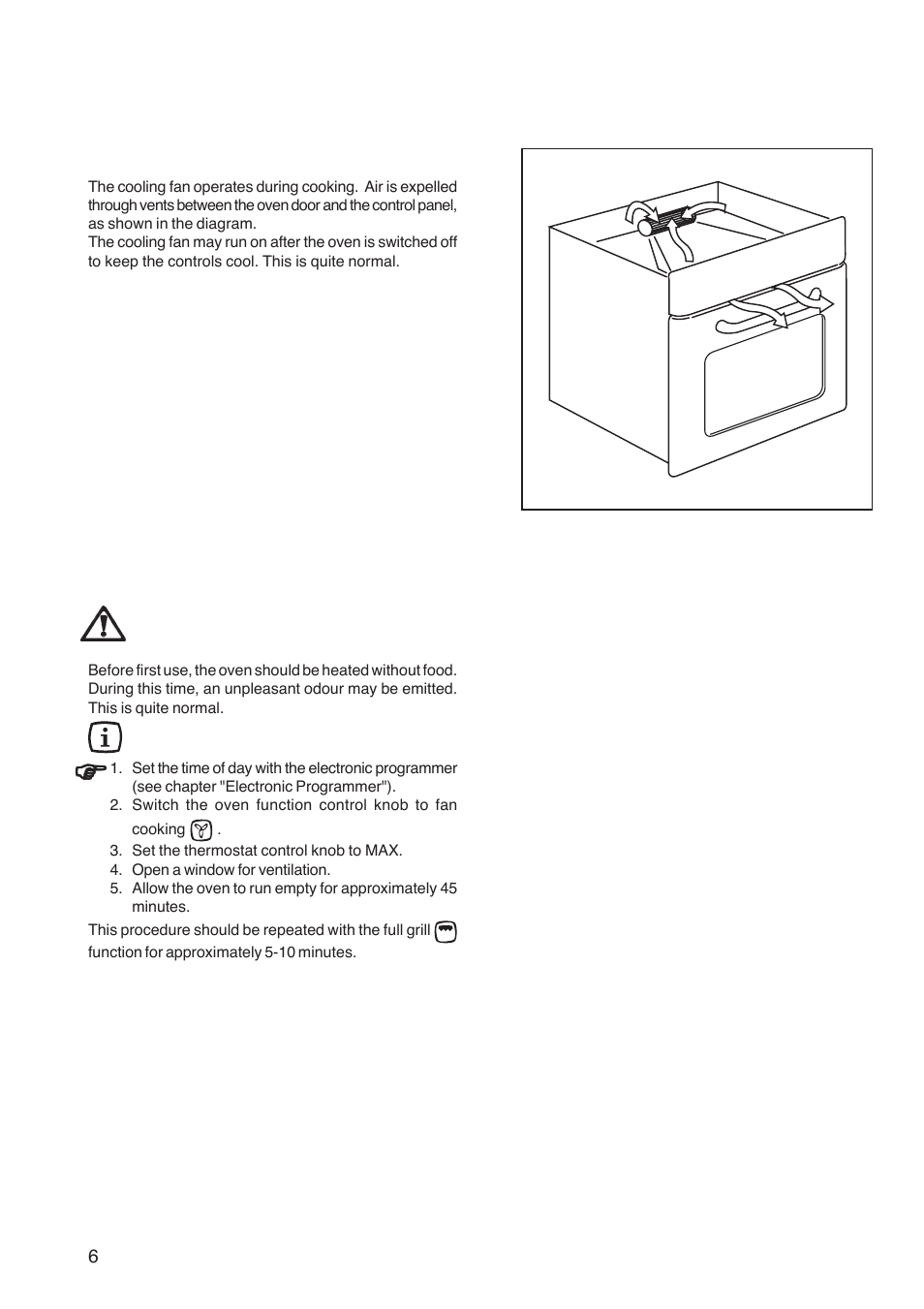 Before the first use | Electrolux U26226 User Manual | Page 6 / 20