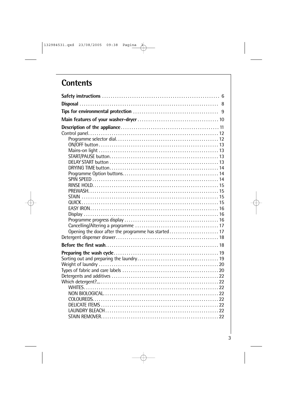 Electrolux LAVAMAT TURBO 12710 VIT User Manual | Page 3 / 60