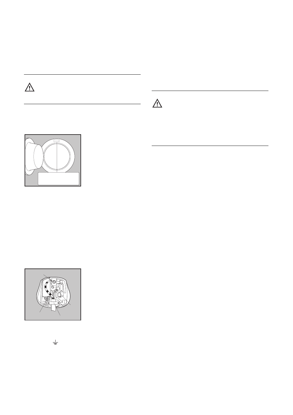 Electrical connection, Permanent connection | Electrolux WM 1200 A User Manual | Page 27 / 28