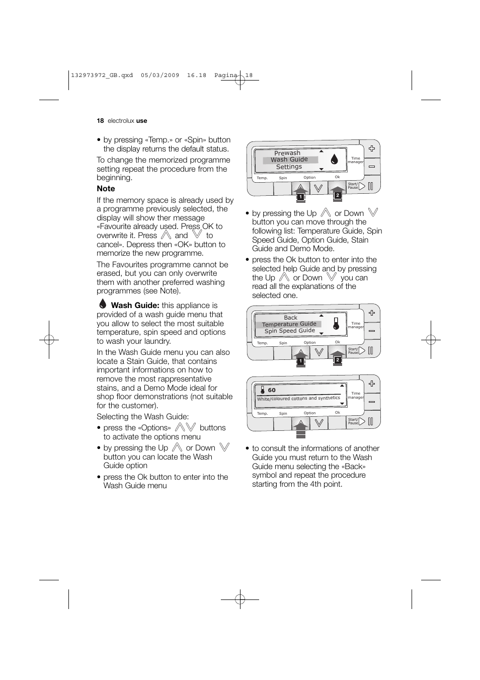 Electrolux EWF 14991 W User Manual | Page 18 / 47