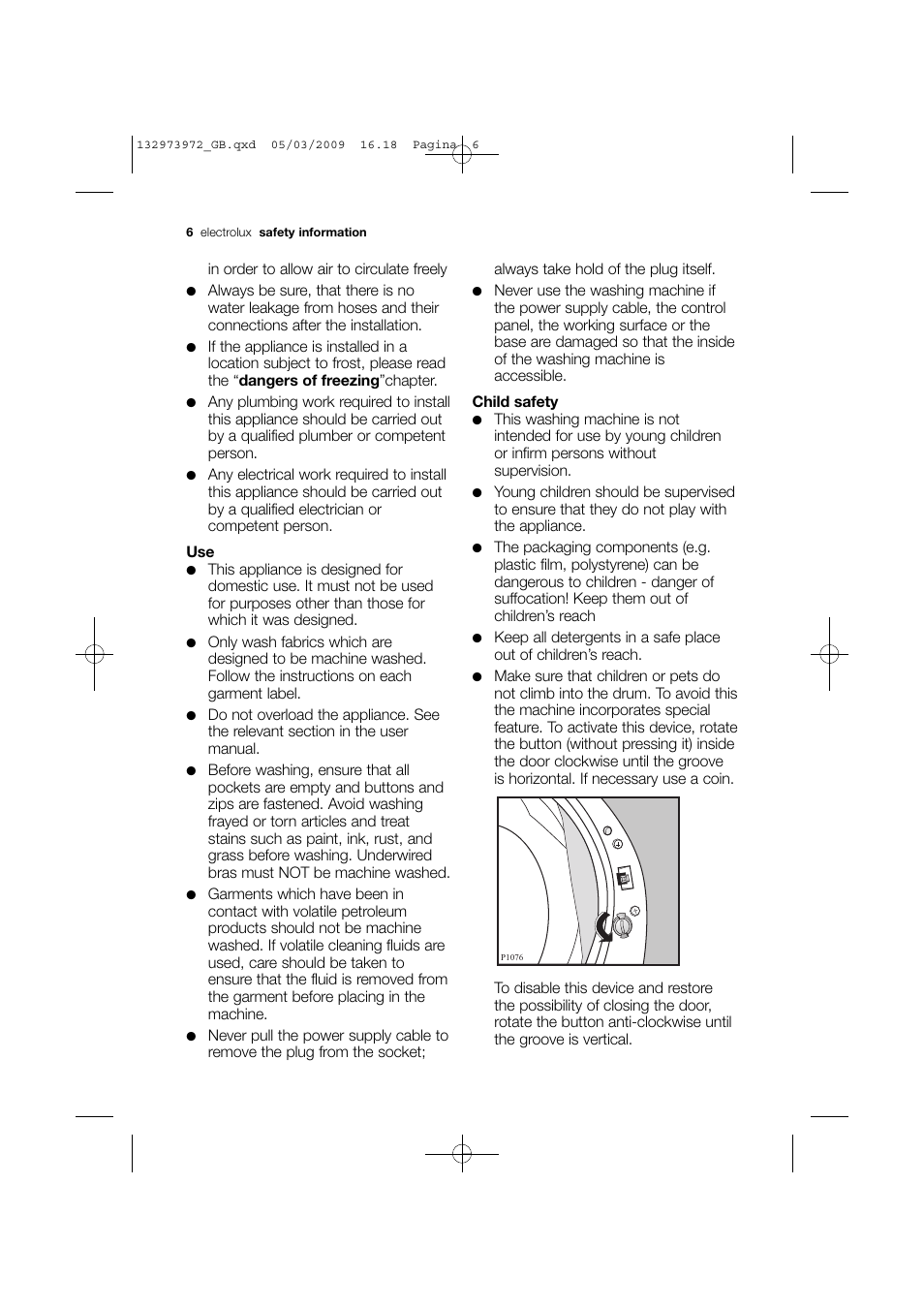 Electrolux EWF 14991 W User Manual | Page 6 / 47