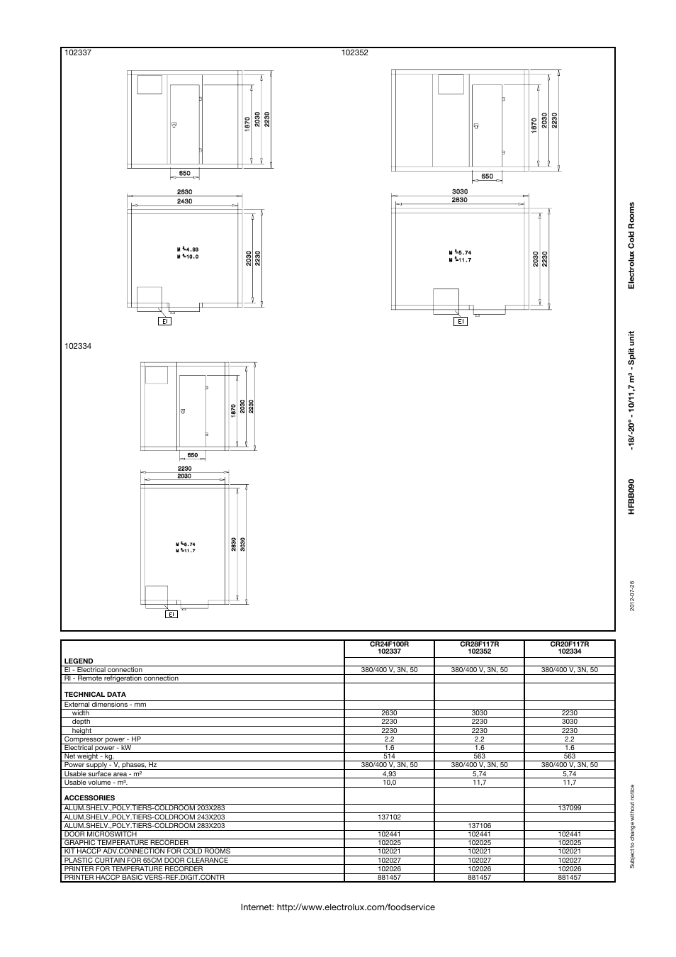 Electrolux 102334 User Manual | Page 2 / 2