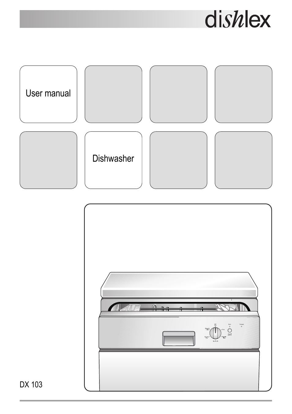 Electrolux DISHLEX DX 103 User Manual | 16 pages